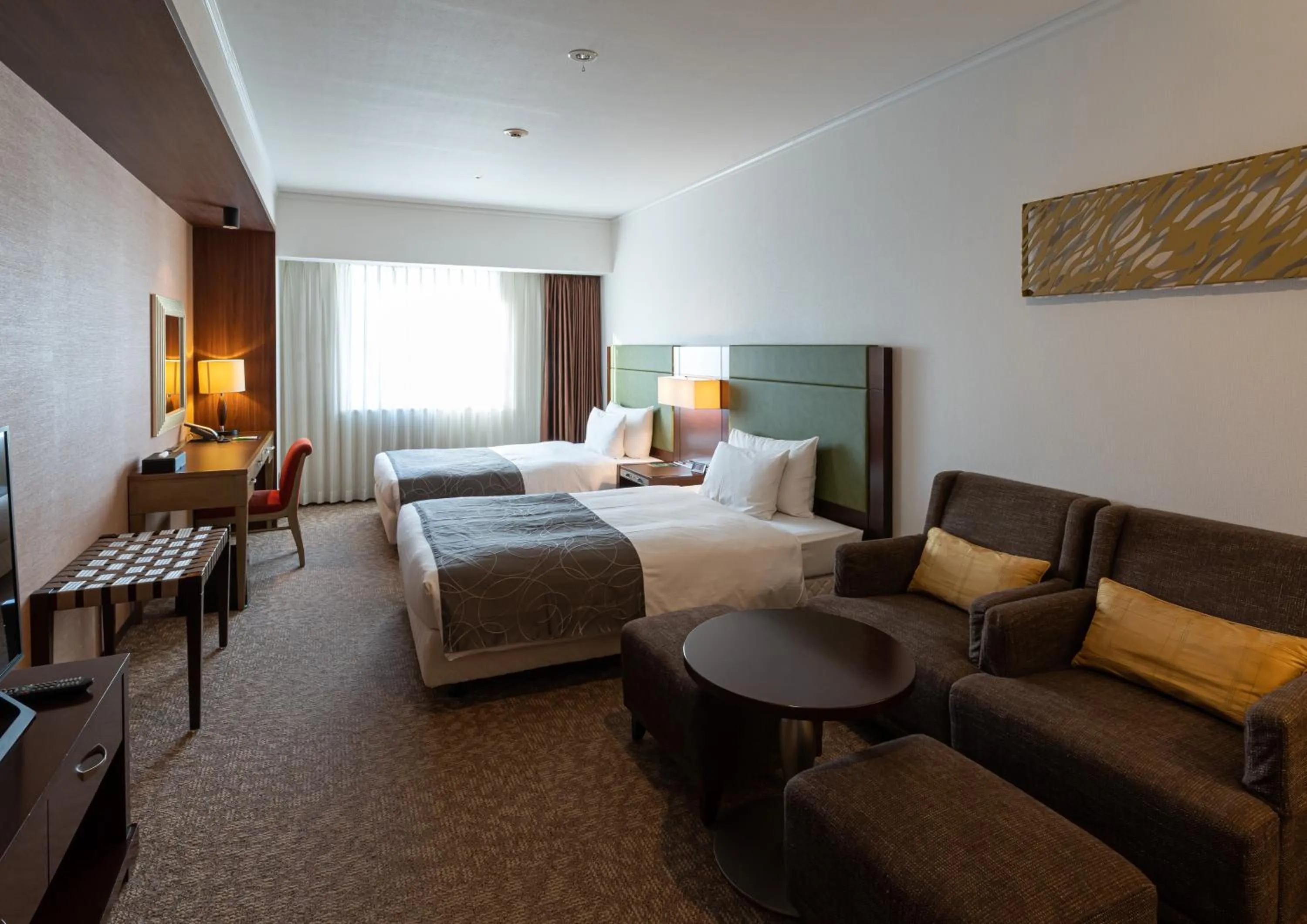 Bed in Ibis Styles Sapporo