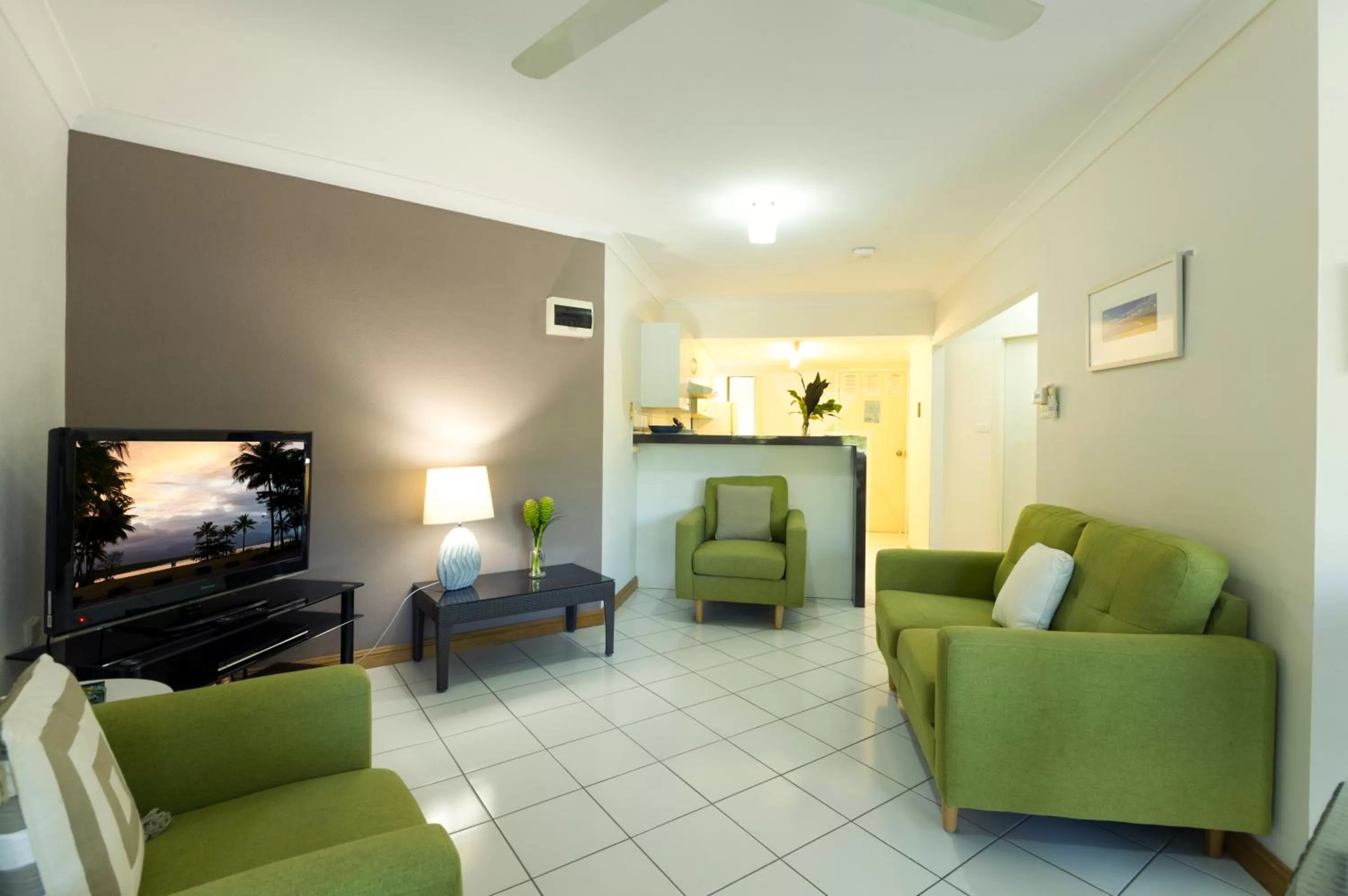 Living room in Garrick House