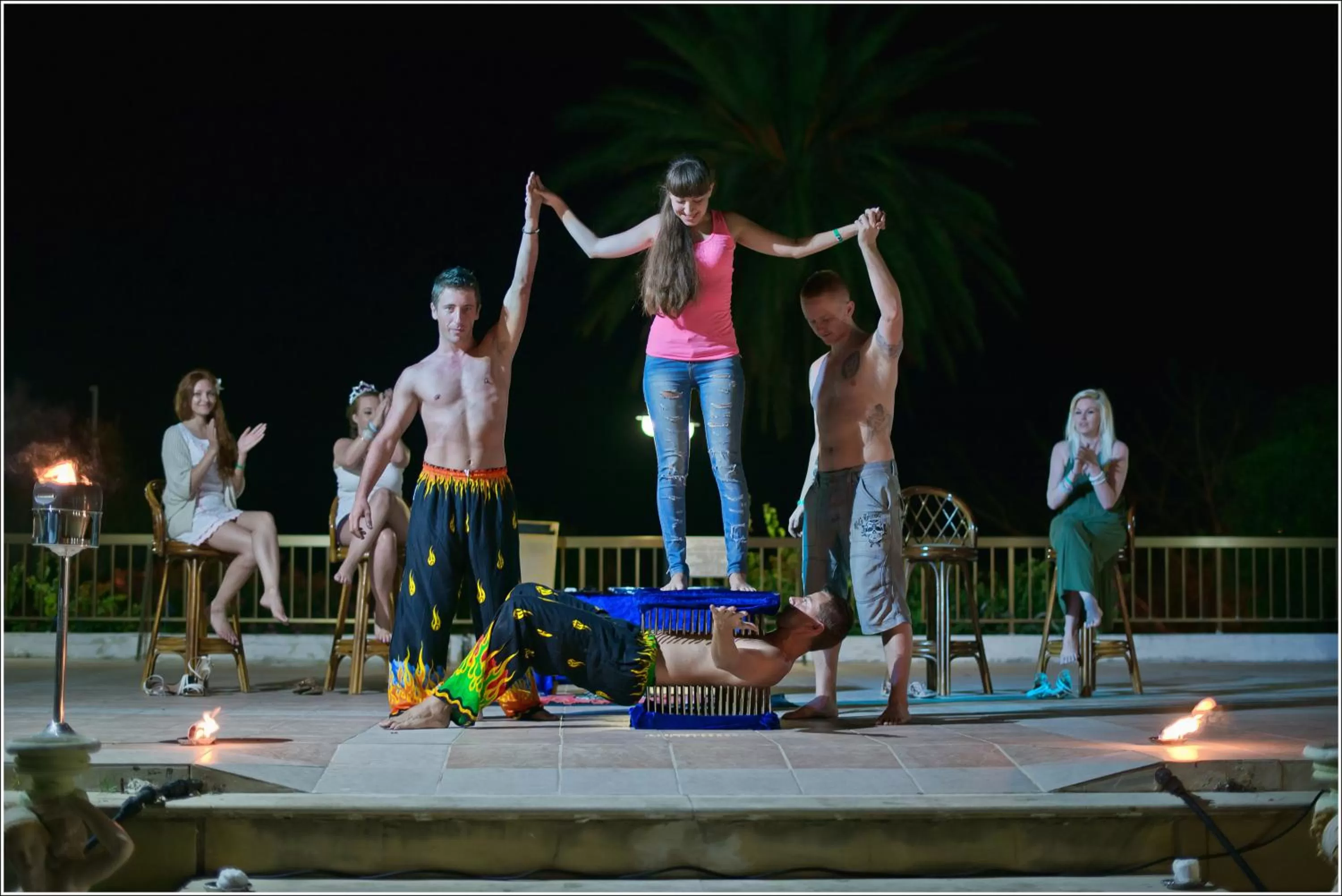 People in Avlida Hotel