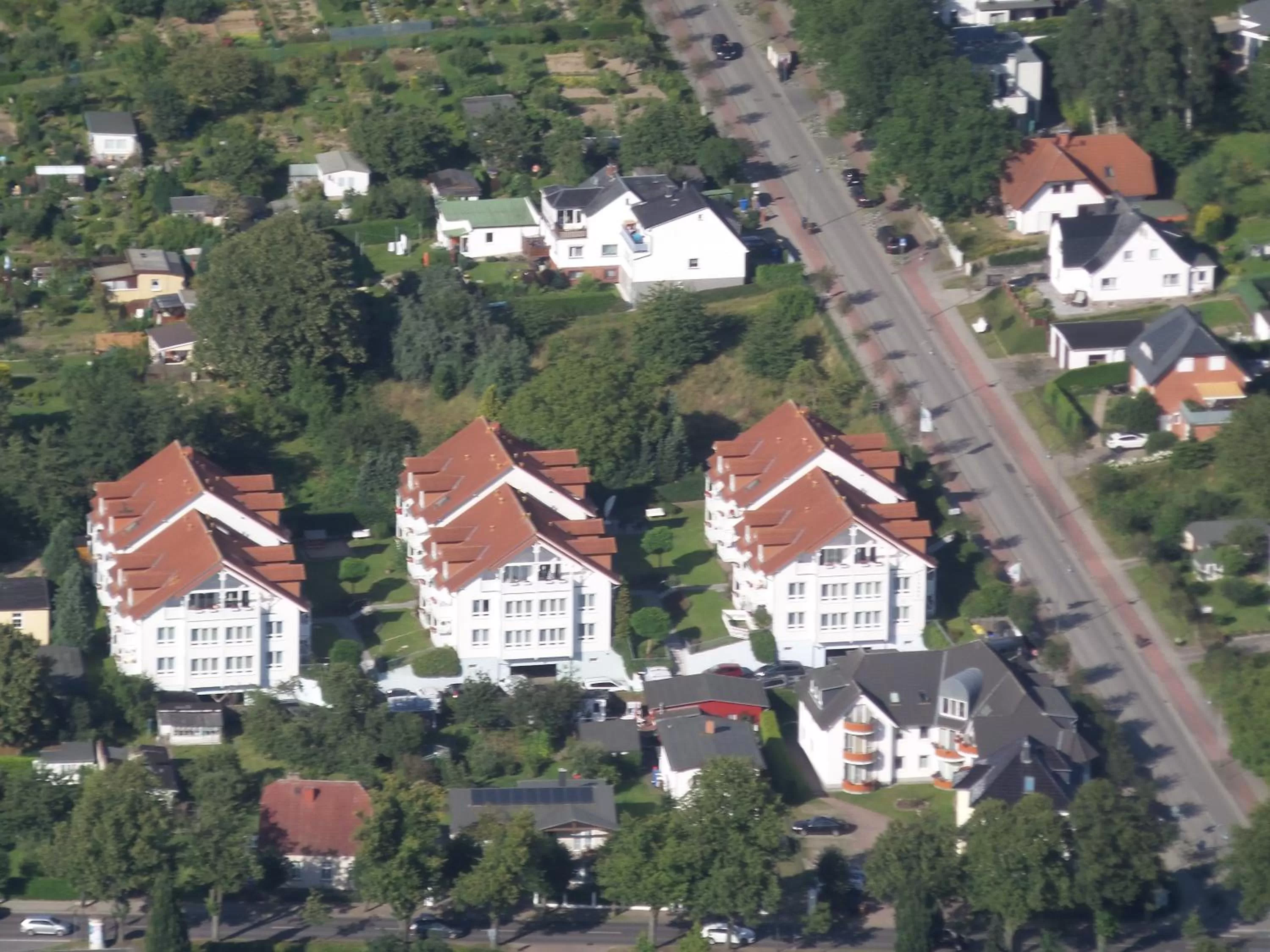 Bird's eye view, Bird's-eye View in Apartmenthaus Binzer Sterne