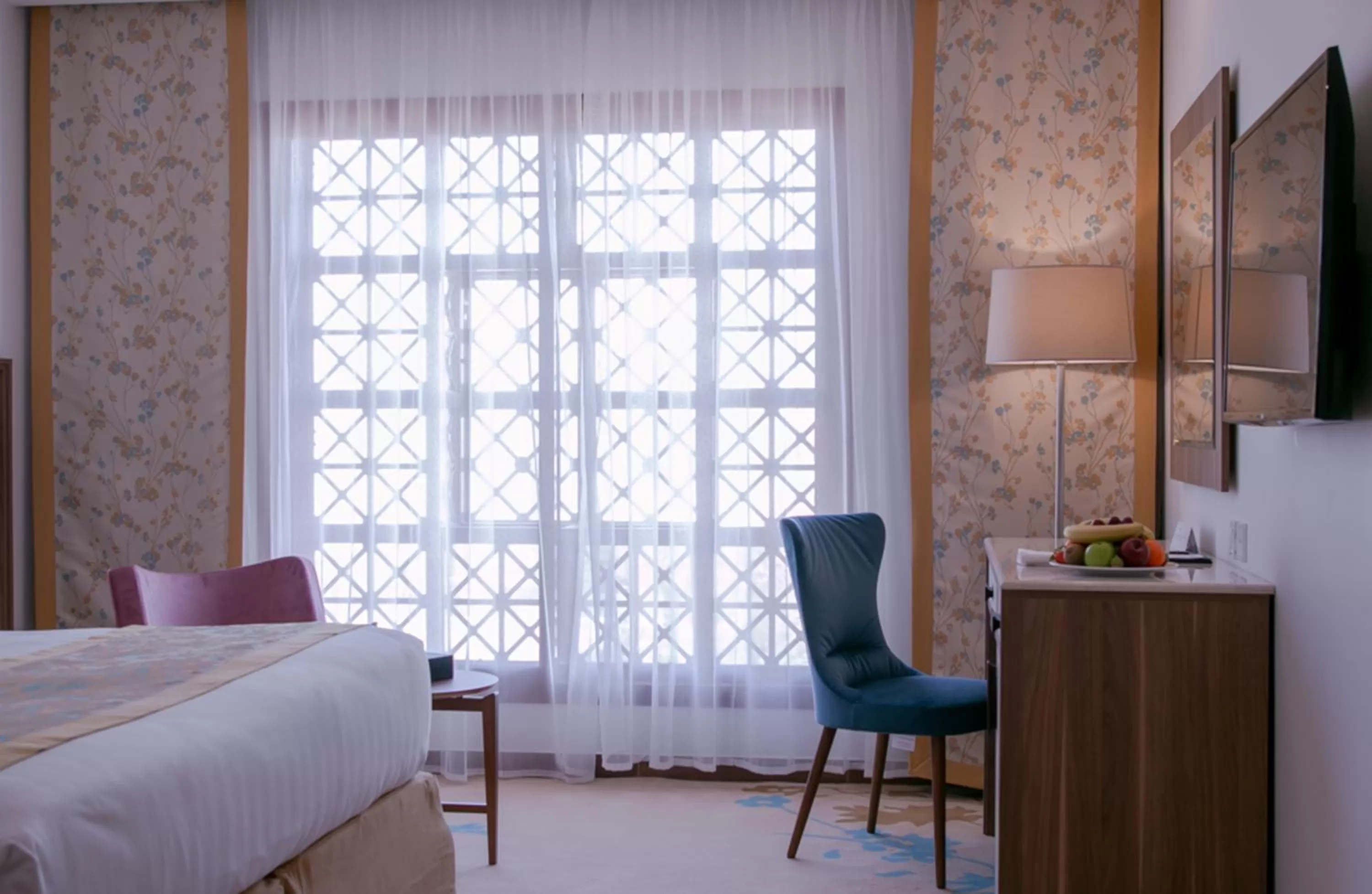 Communal lounge/ TV room, Bed in Le Bosphorus Hotel - Waqf Safi