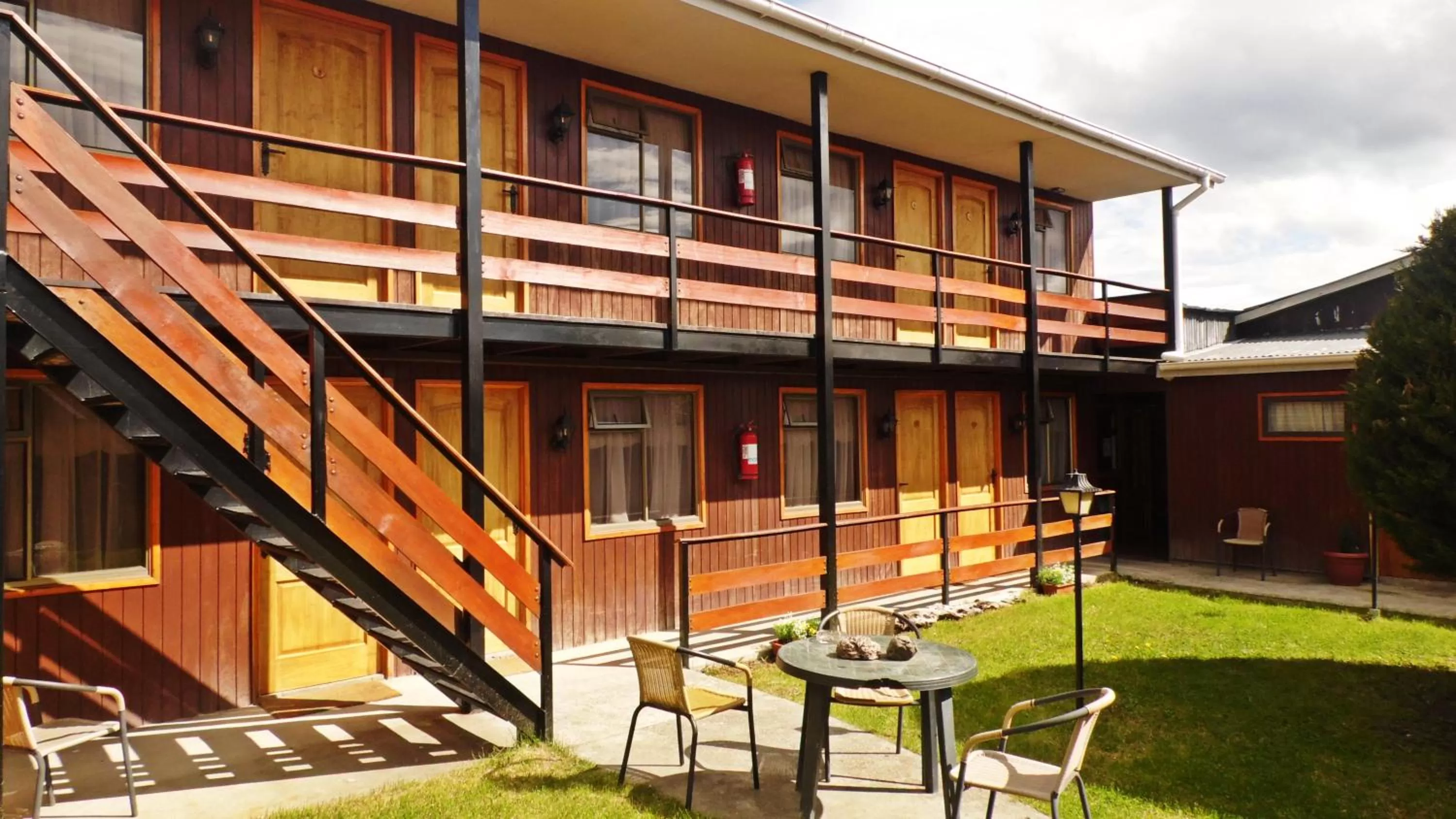 Patio, Property Building in Big Bang Patagonia - Traveler Assistance