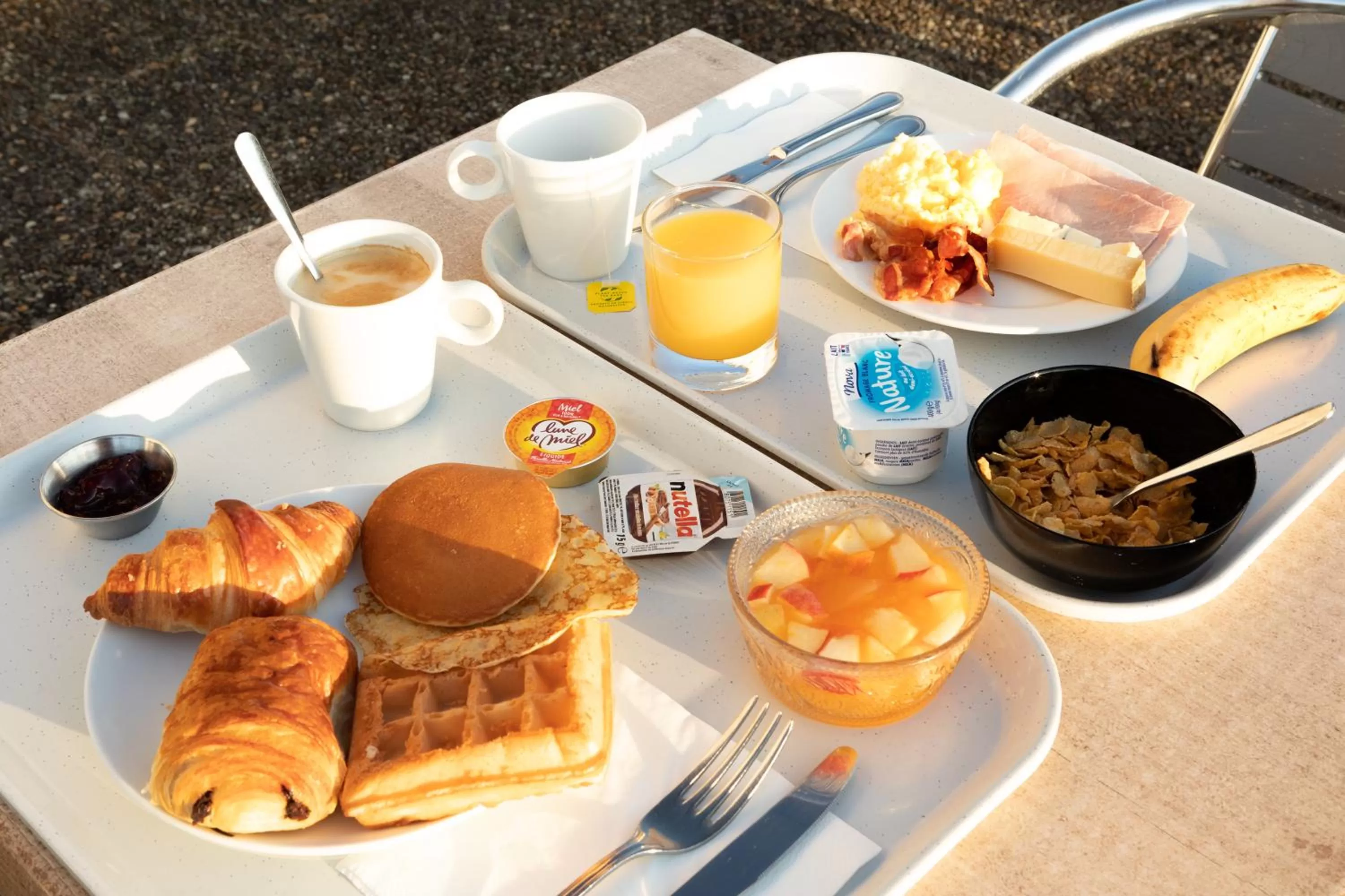Continental breakfast in Campanile Dole