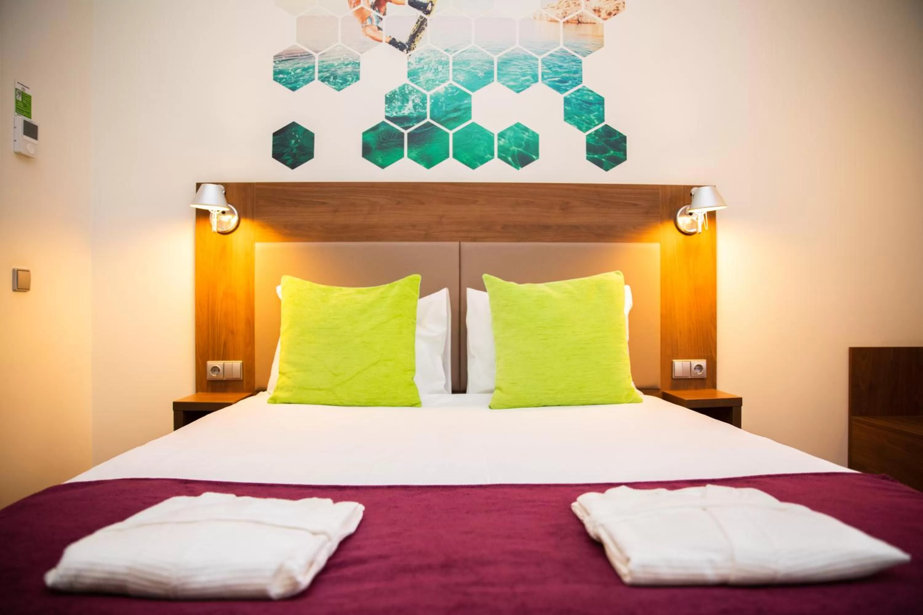 Bed in Ibis Styles Vilnius