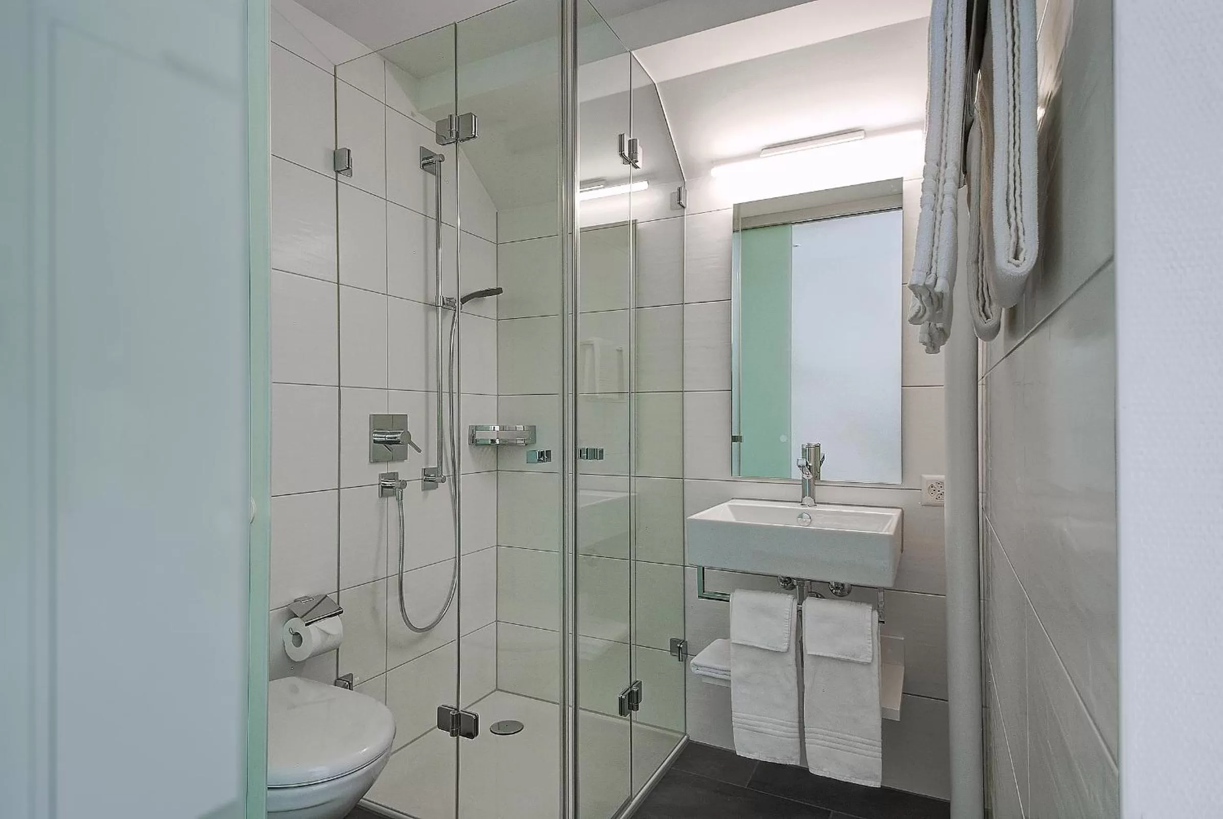 Shower, Bathroom in Gasthof Eisenbahn