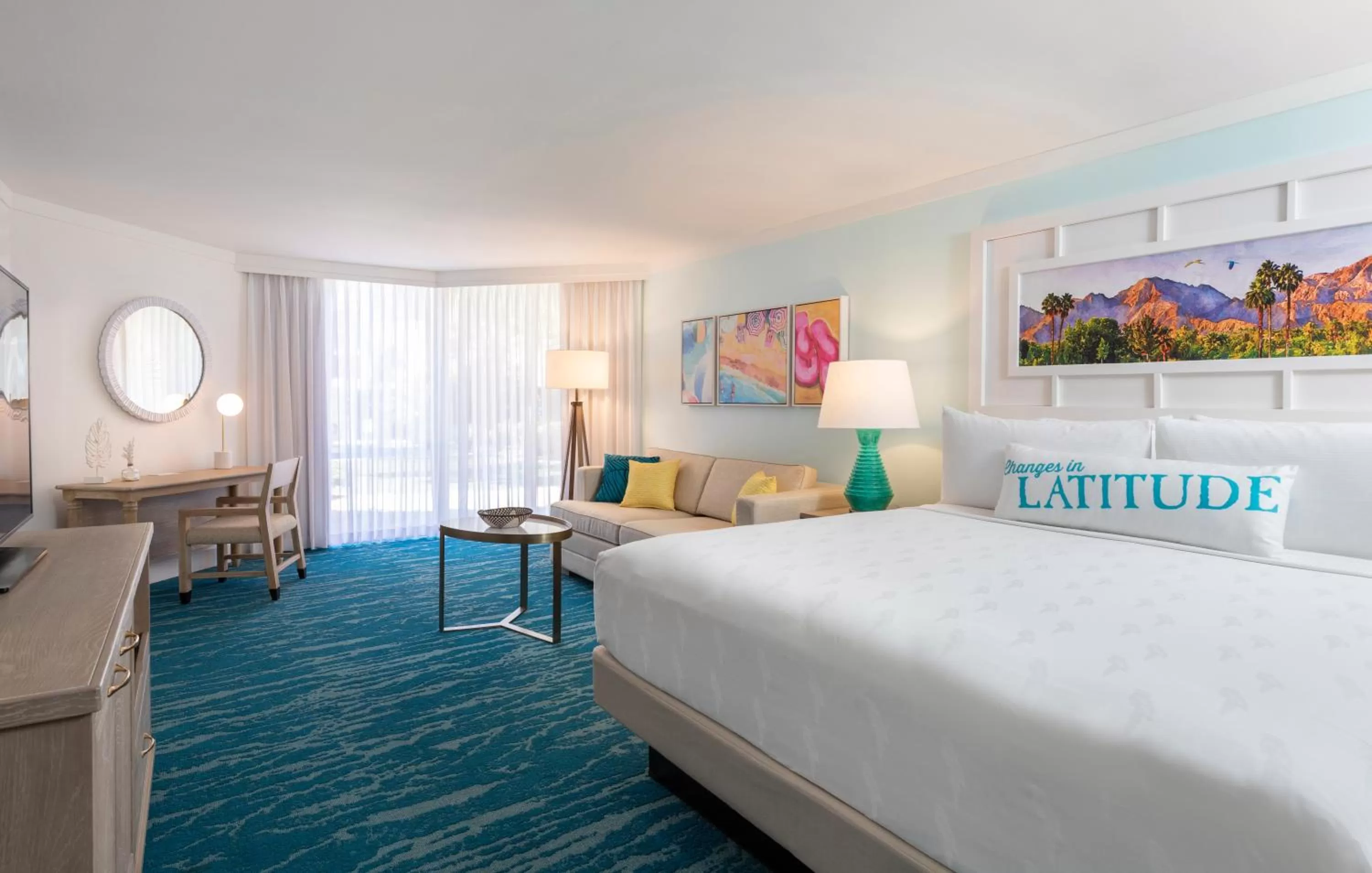 Bed in Riviera Resort Palm Springs