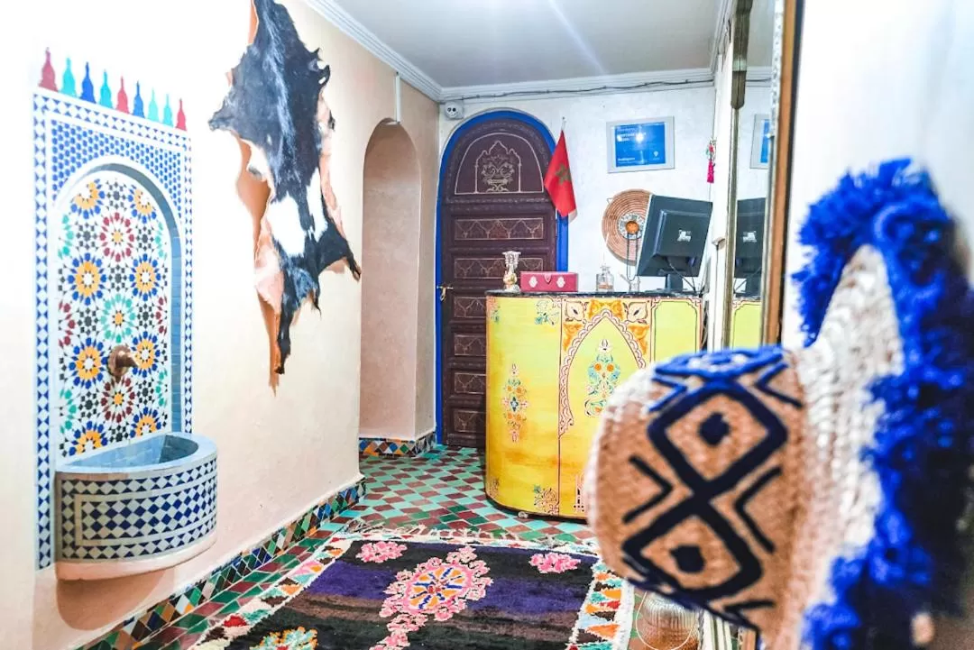 Lobby/Reception in Héritage Lalla Aicha et SPA