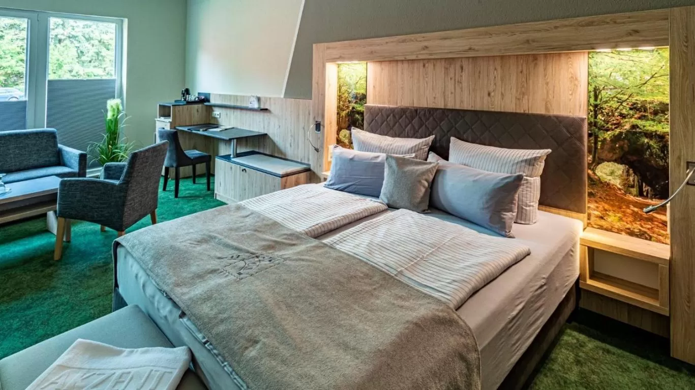 Photo of the whole room, Bed in AKZENT Hotel Zur Post