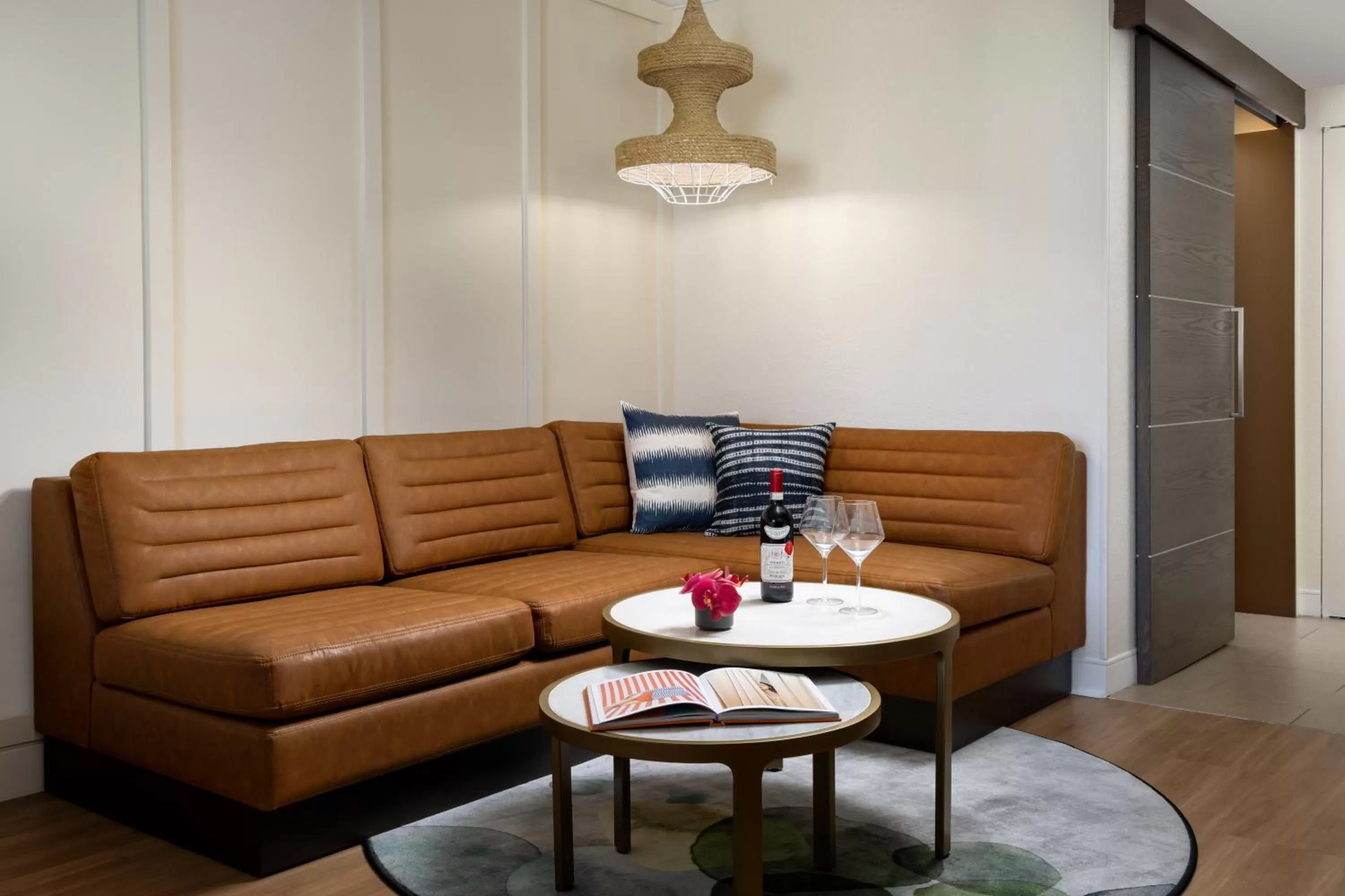 Seating area in The Anza-a Calabasas Hotel