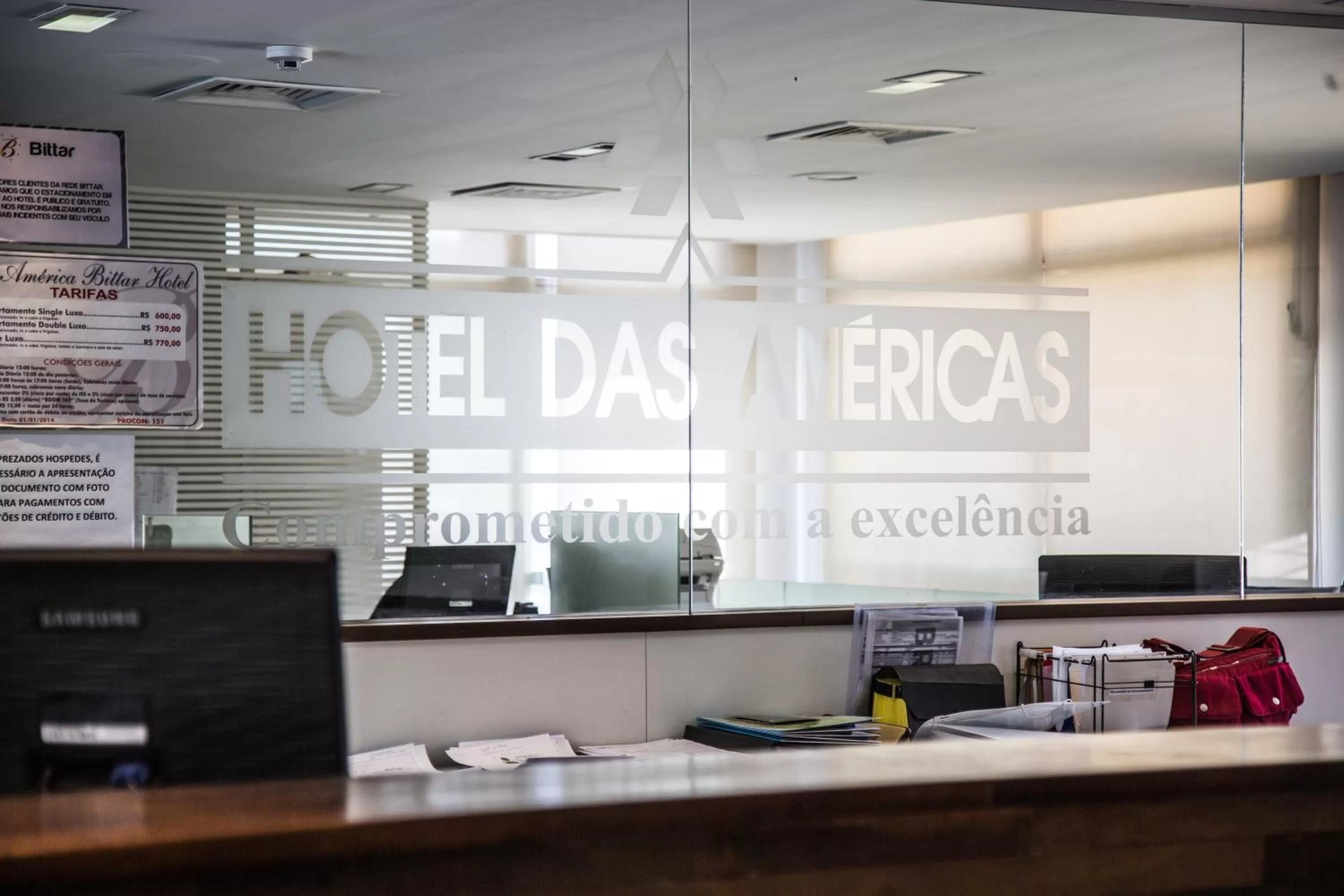 Property logo or sign in América Bittar Hotel