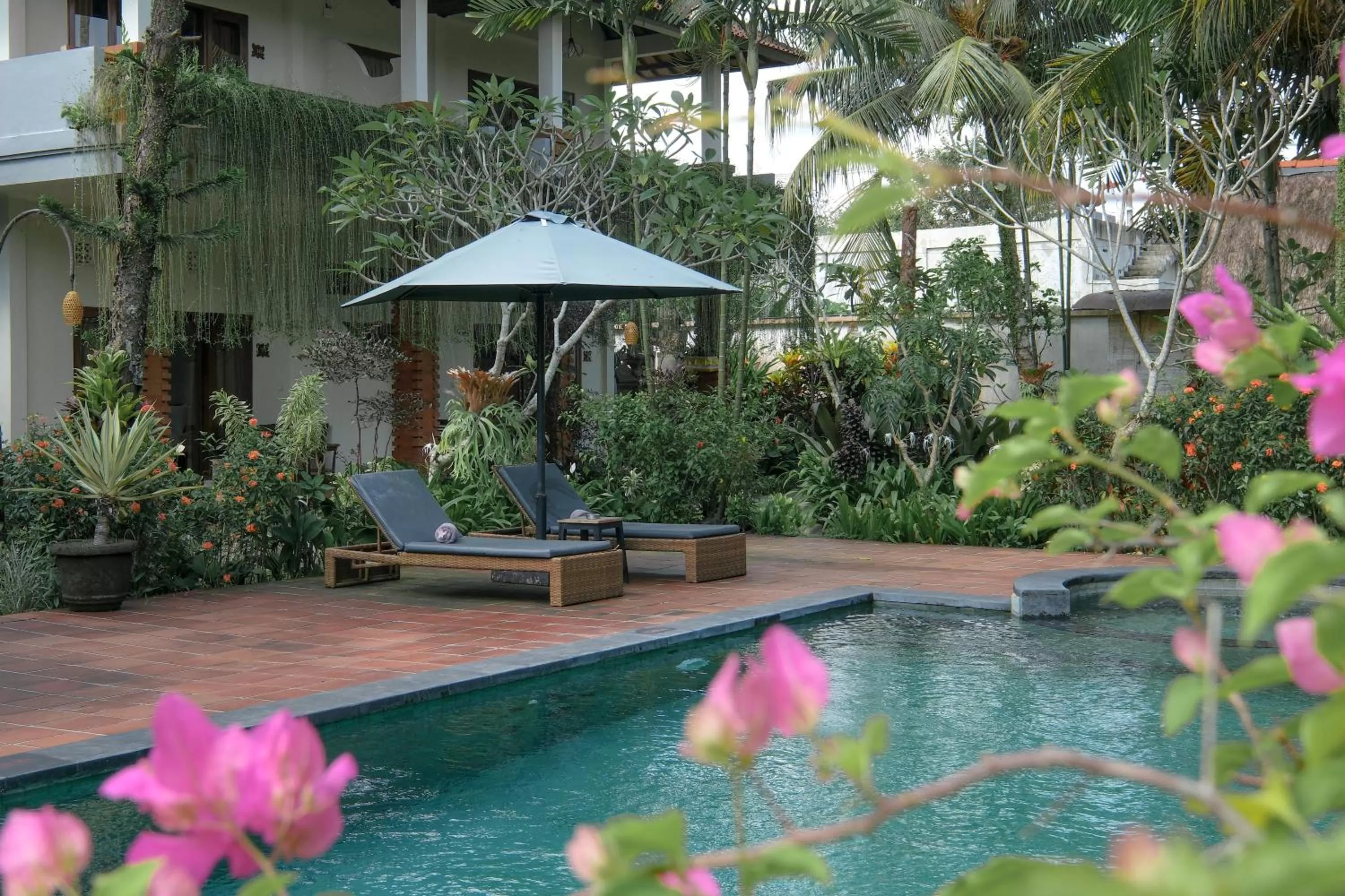 Pool view in Artini Bisma Ubud Hotel