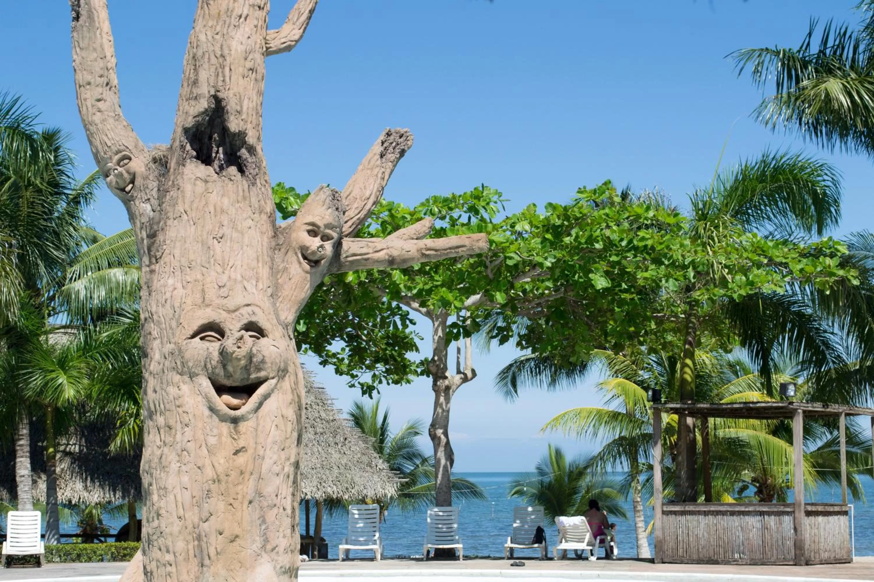 Beach in Amatique Bay Hotel