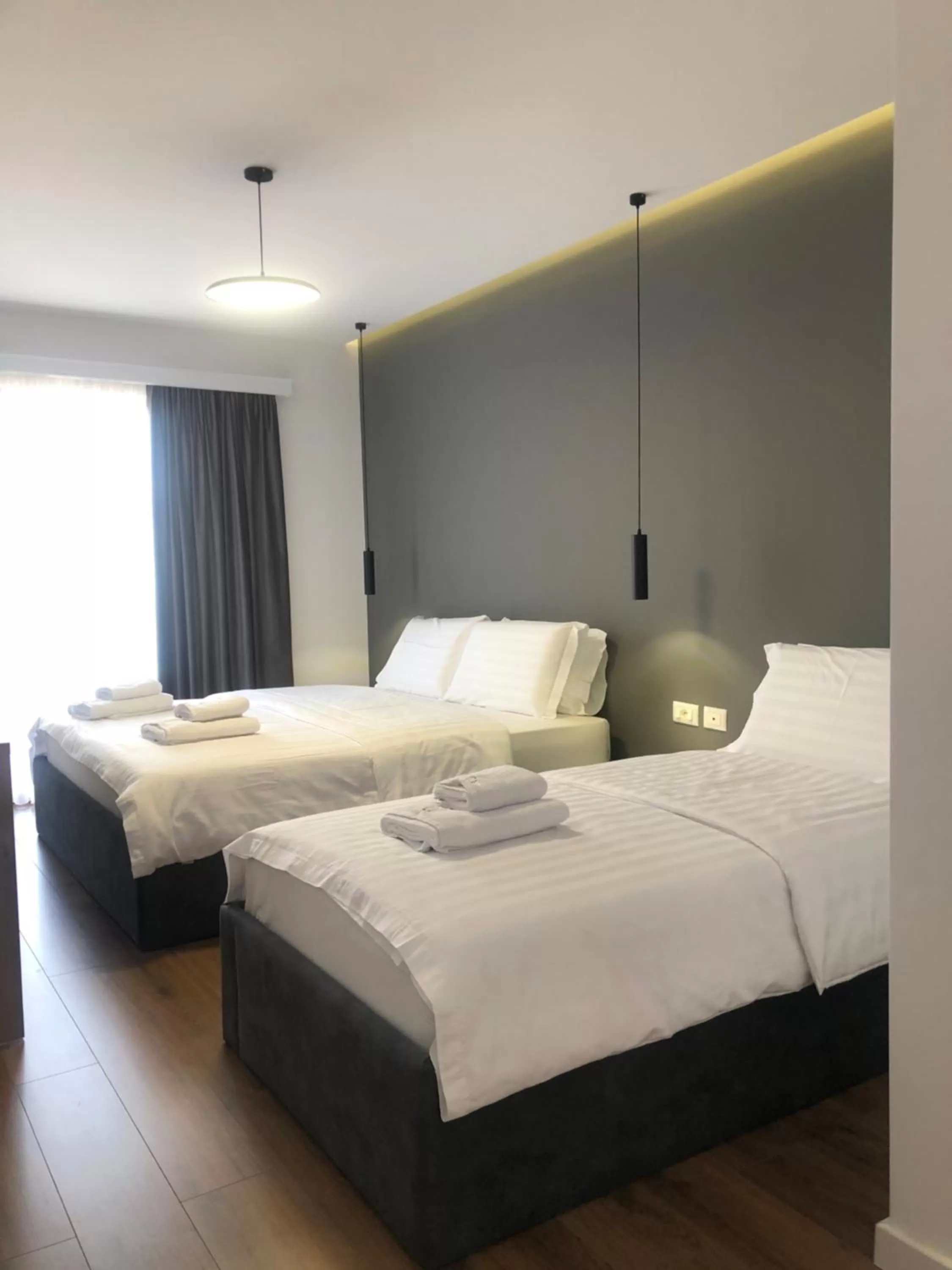 Bed in Grand Hotel Pogradec