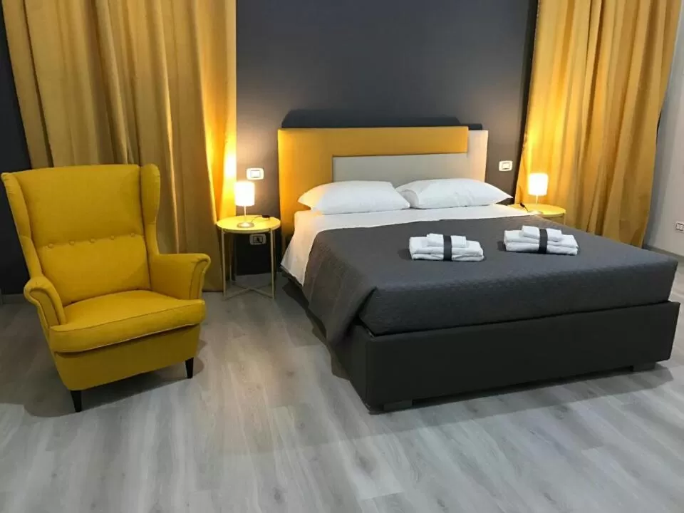 Bedroom, Bed in Sensation House