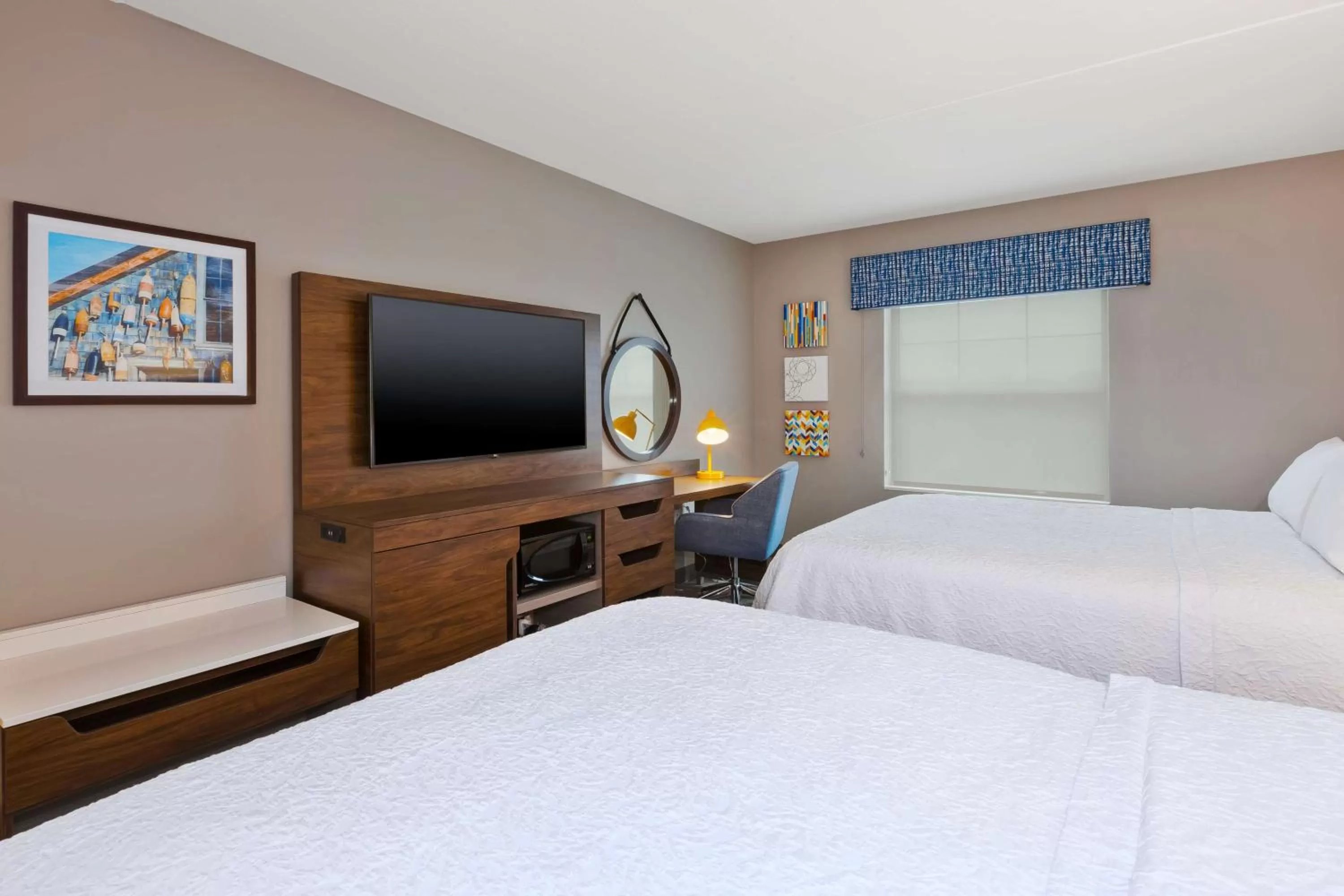 Queen Suite with Two Queen Beds - Mobility/Hearing Accessible - Non-Smoking in Hampton Inn Cape Cod Canal