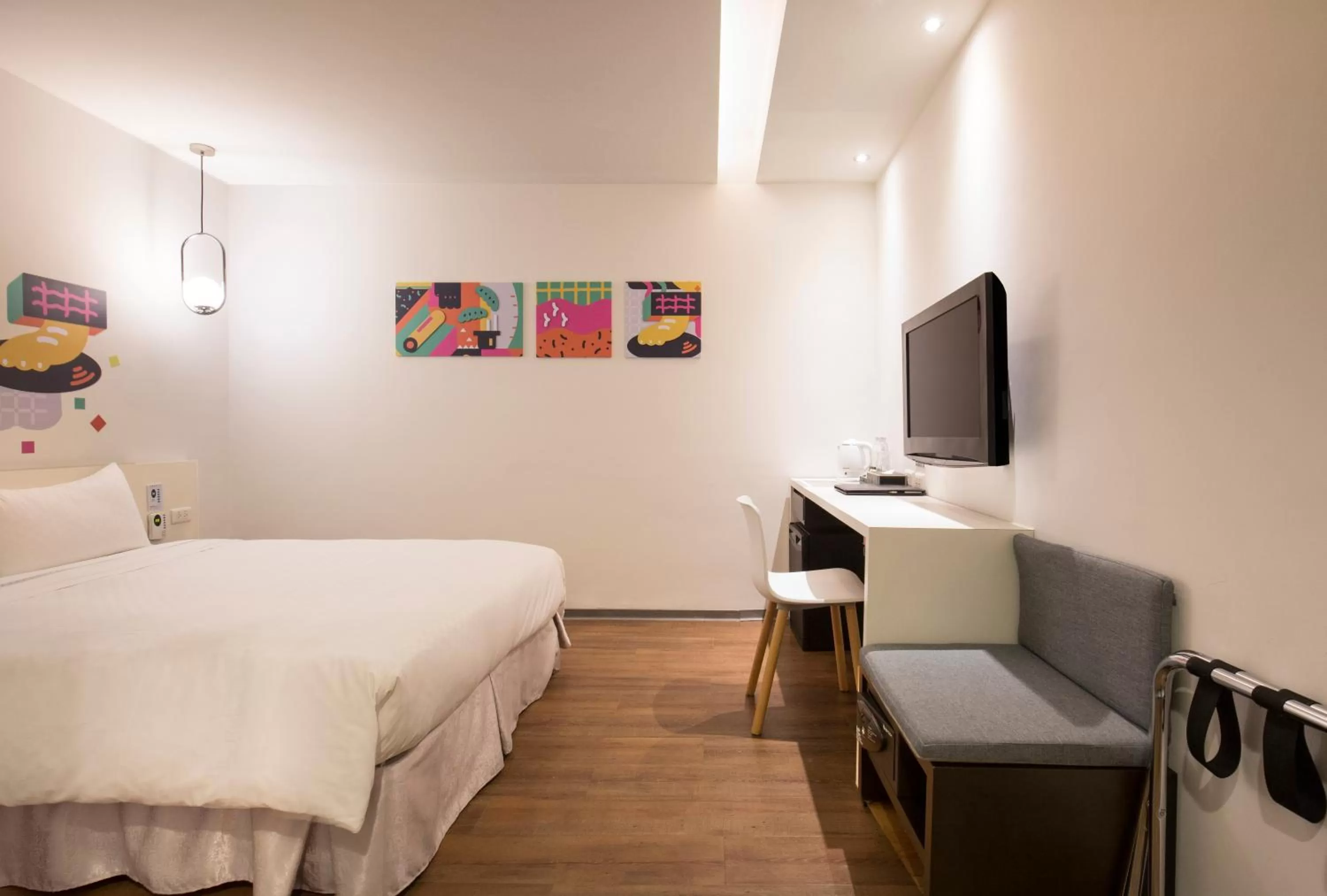 Photo of the whole room, Bed in CityInn Hotel Taipei Station Branch II