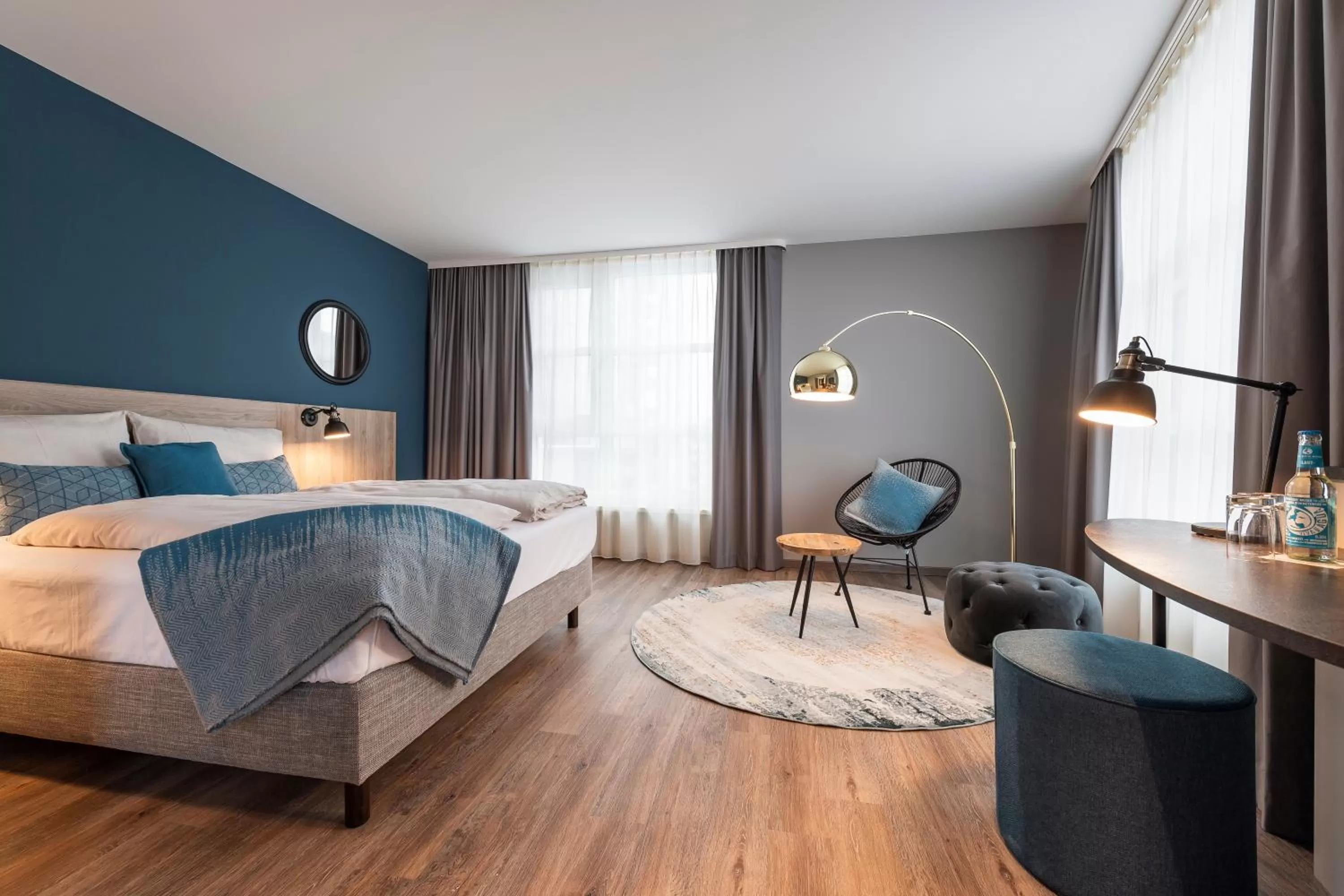 Photo of the whole room, Bed in HARBR Hotel Heilbronn, a member of Radisson Individuals