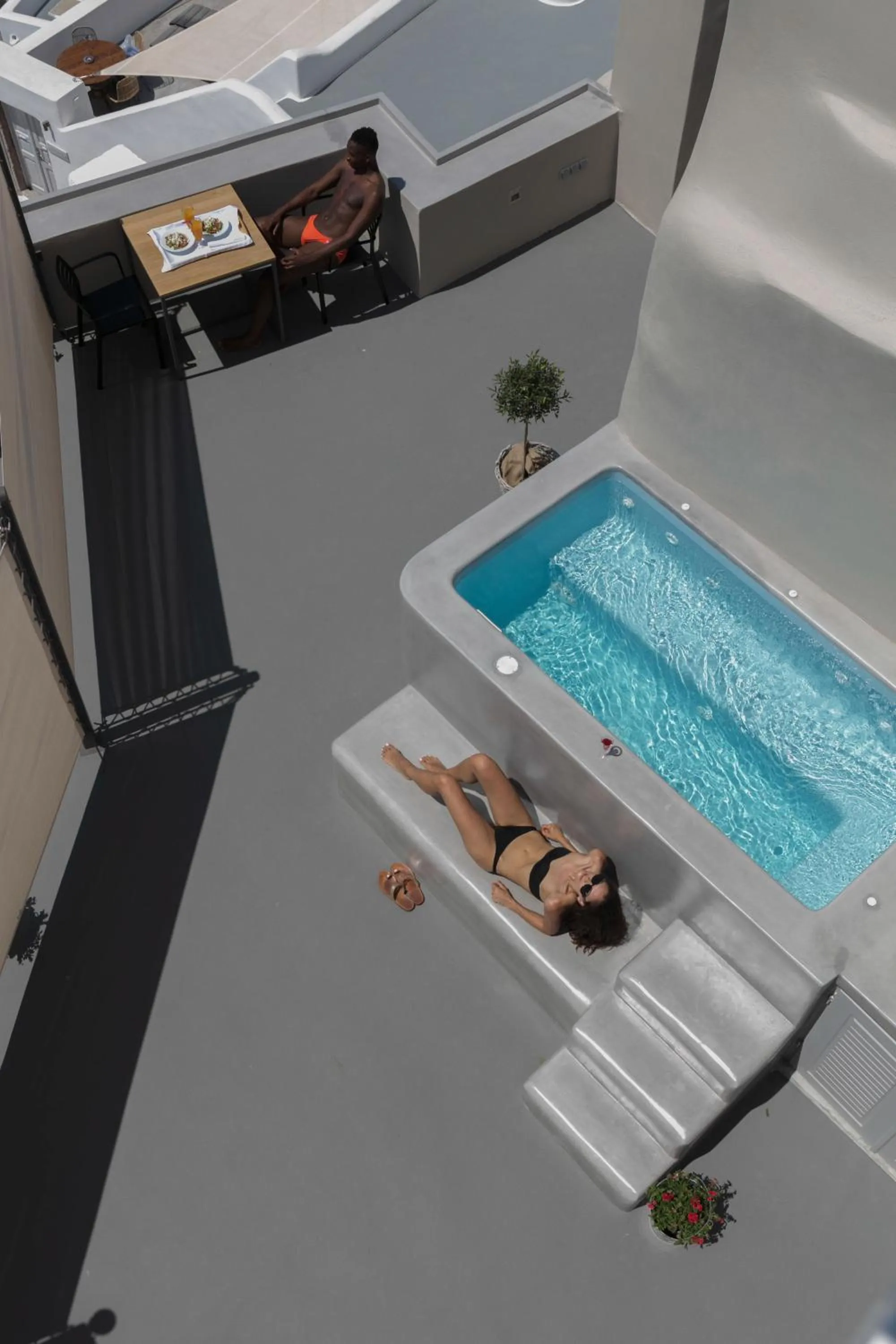 Patio in Aria Suites & Villas