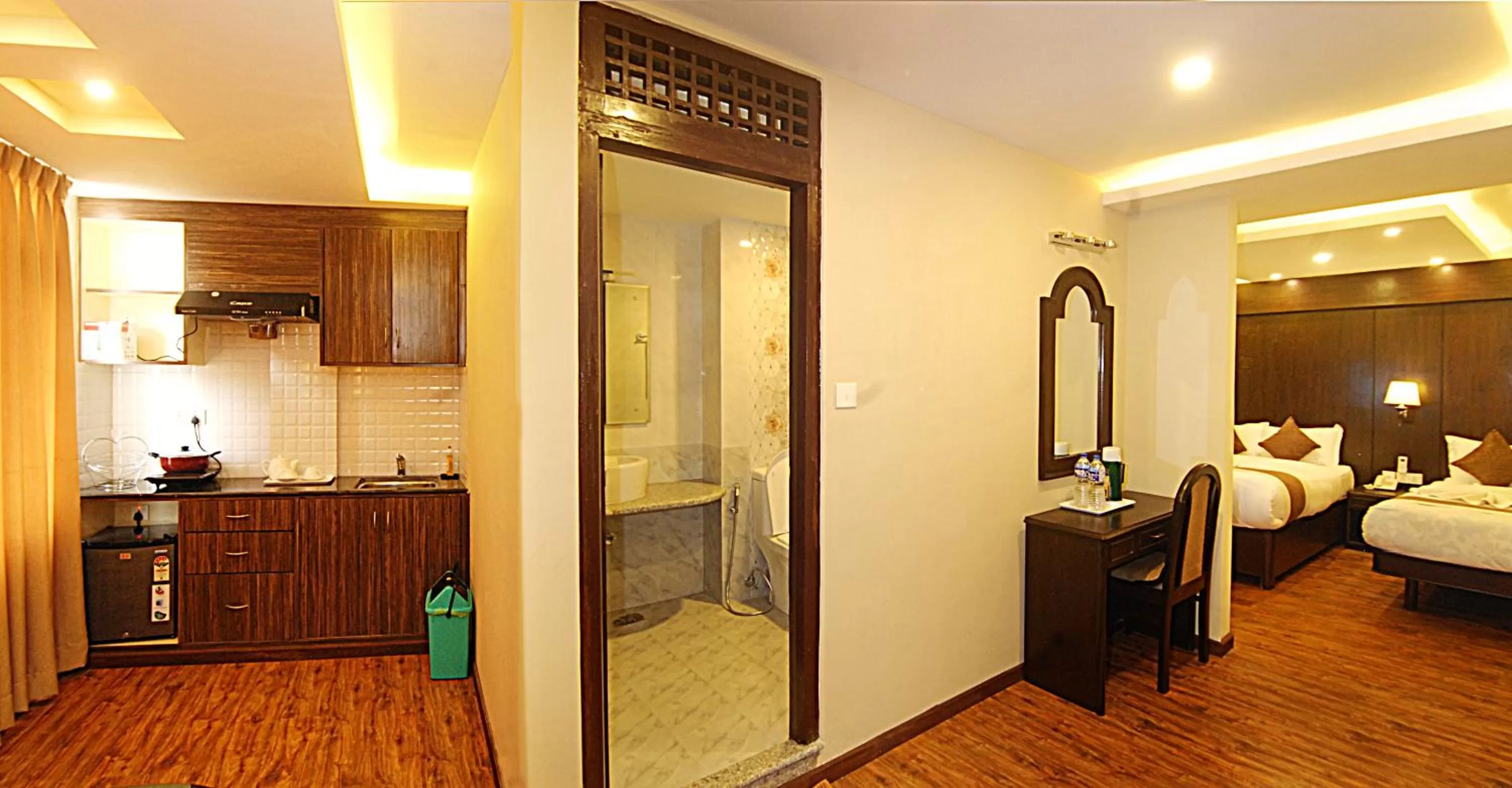 Photo of the whole room, Bed in Kathmandu Grand Hotel