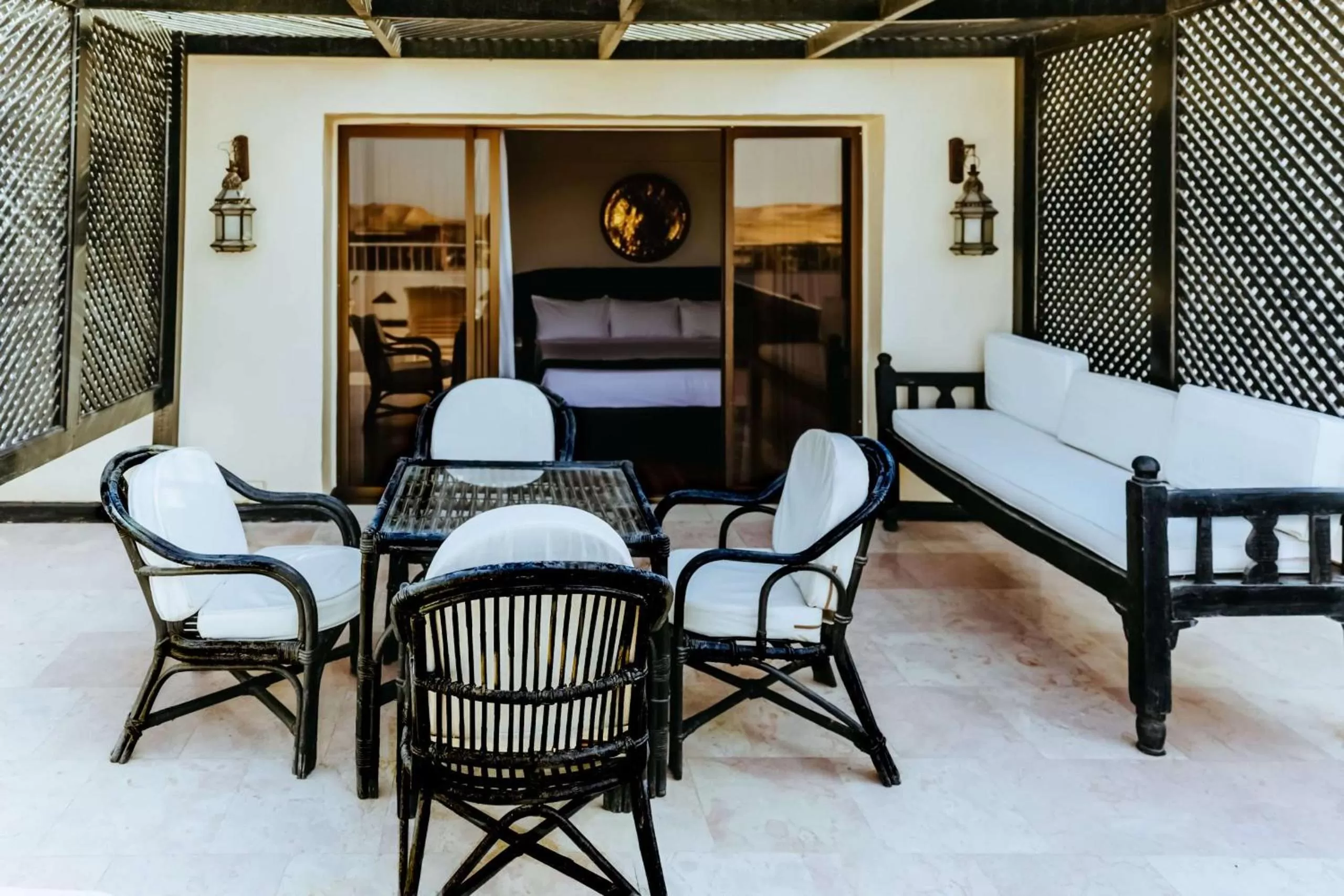 Balcony/Terrace in Basma Hotel Aswan