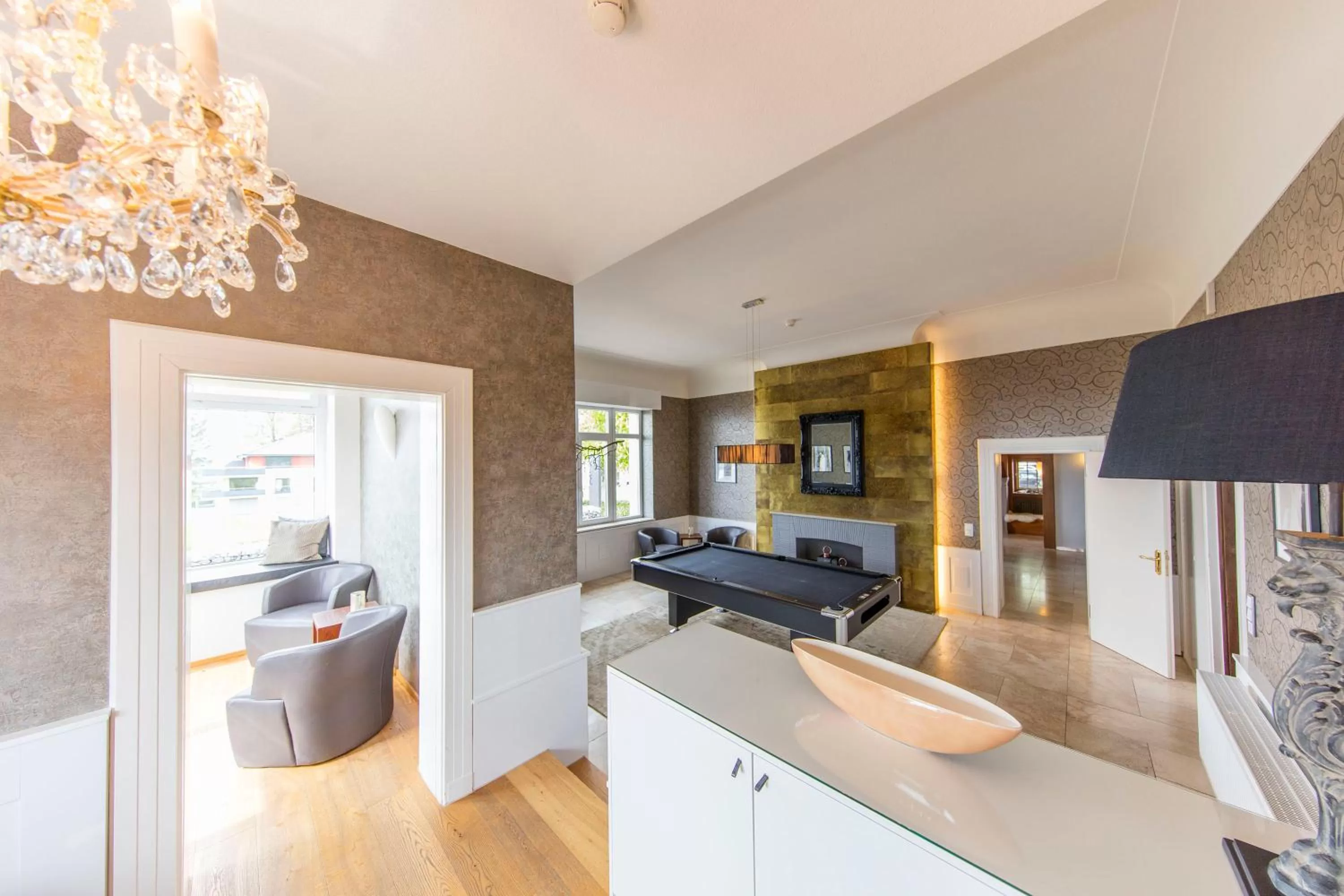 Lobby or reception, Billiards in Bodensee-Hotel Sonnenhof