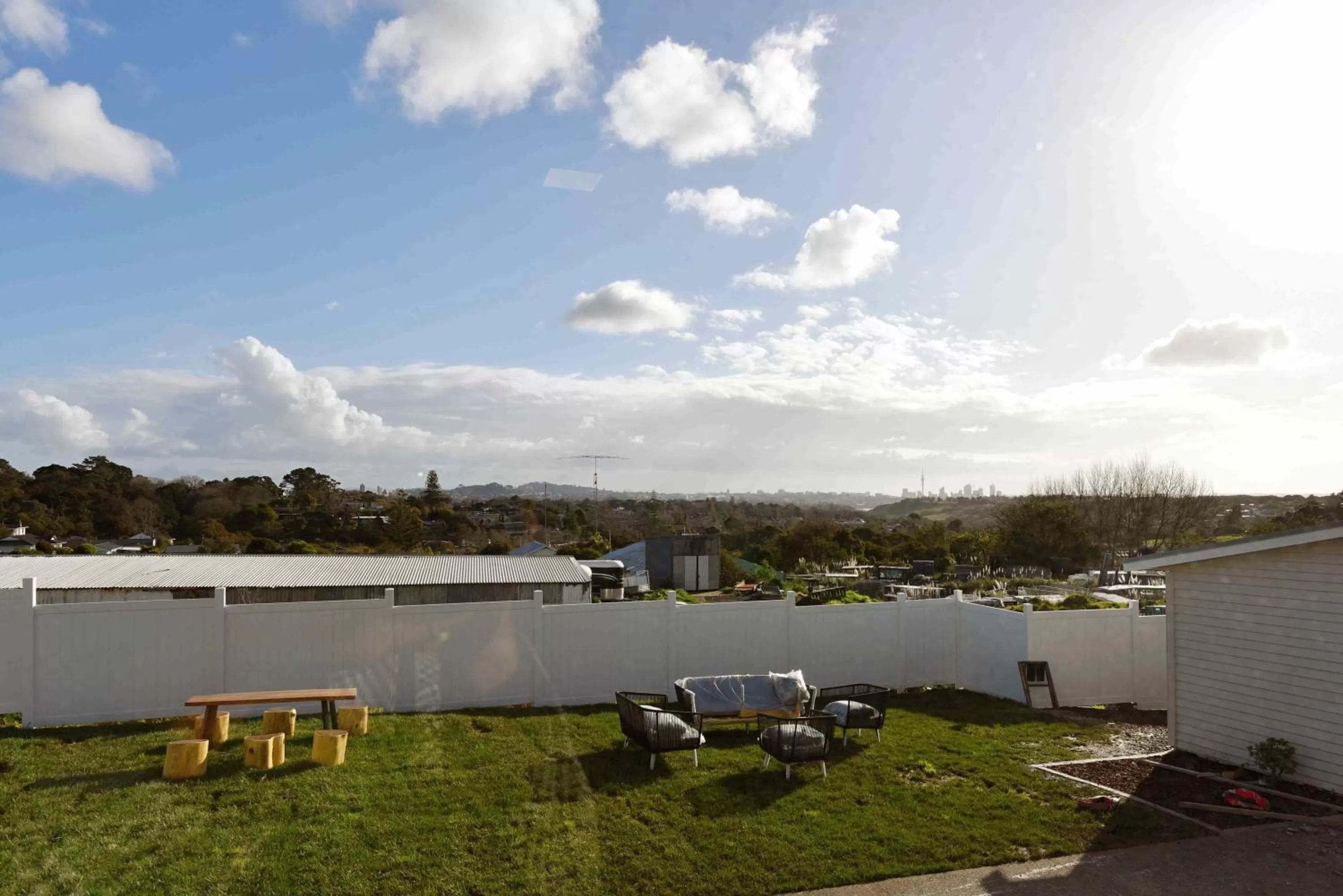 Garden view in Regal Residency