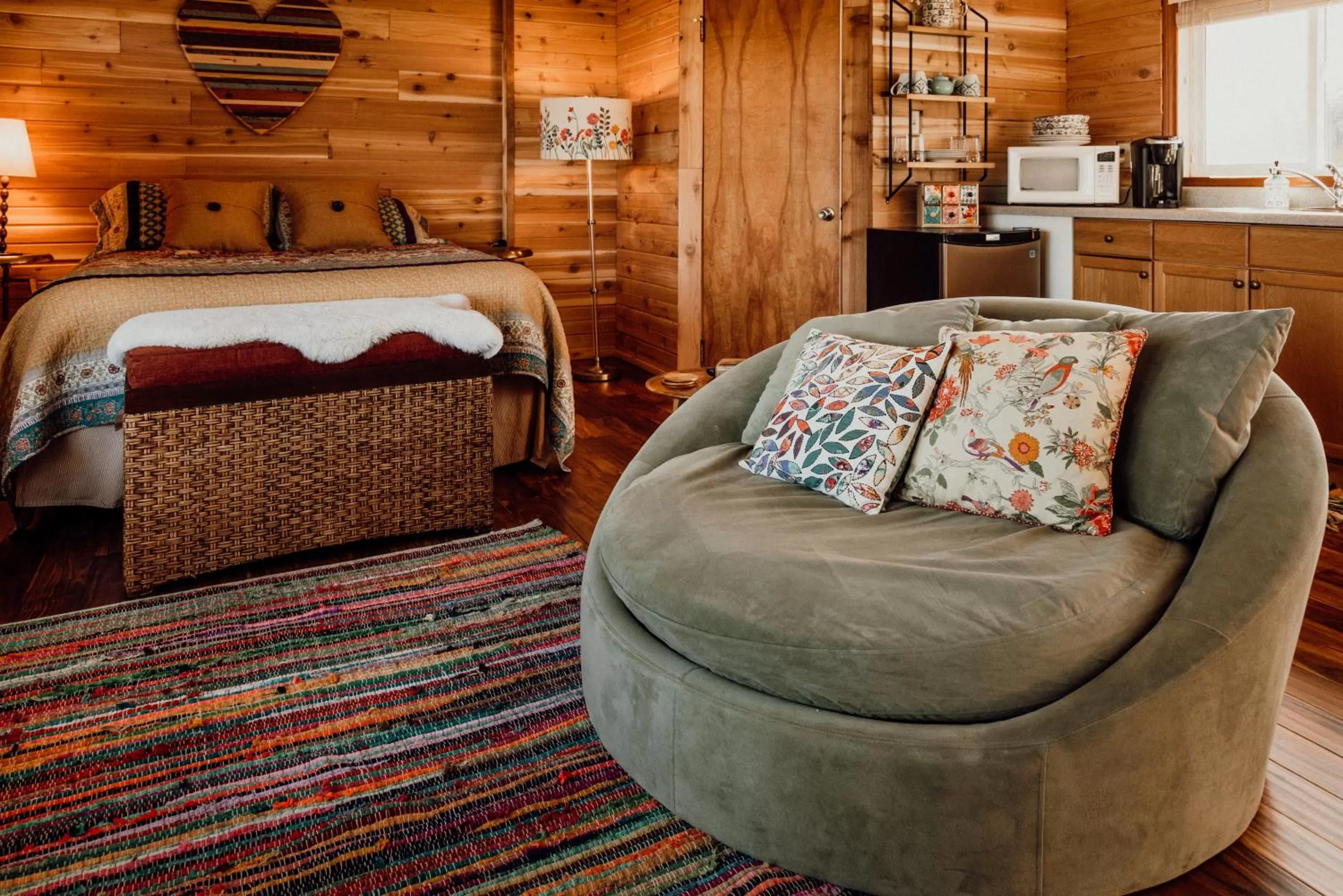 Bed in Dungeness Bay Cottages