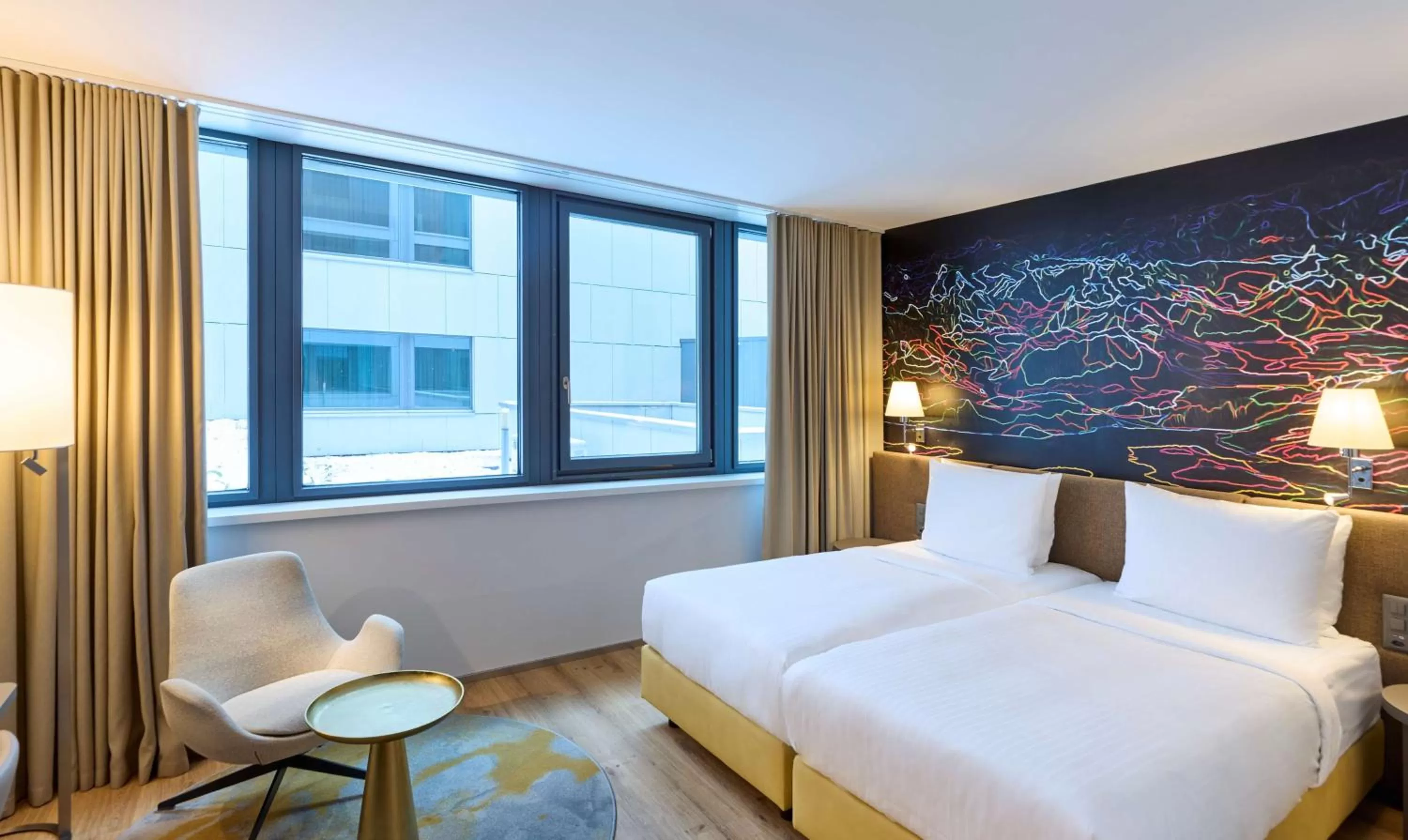 Bedroom, Bed in Radisson Blu Hotel, Lucerne