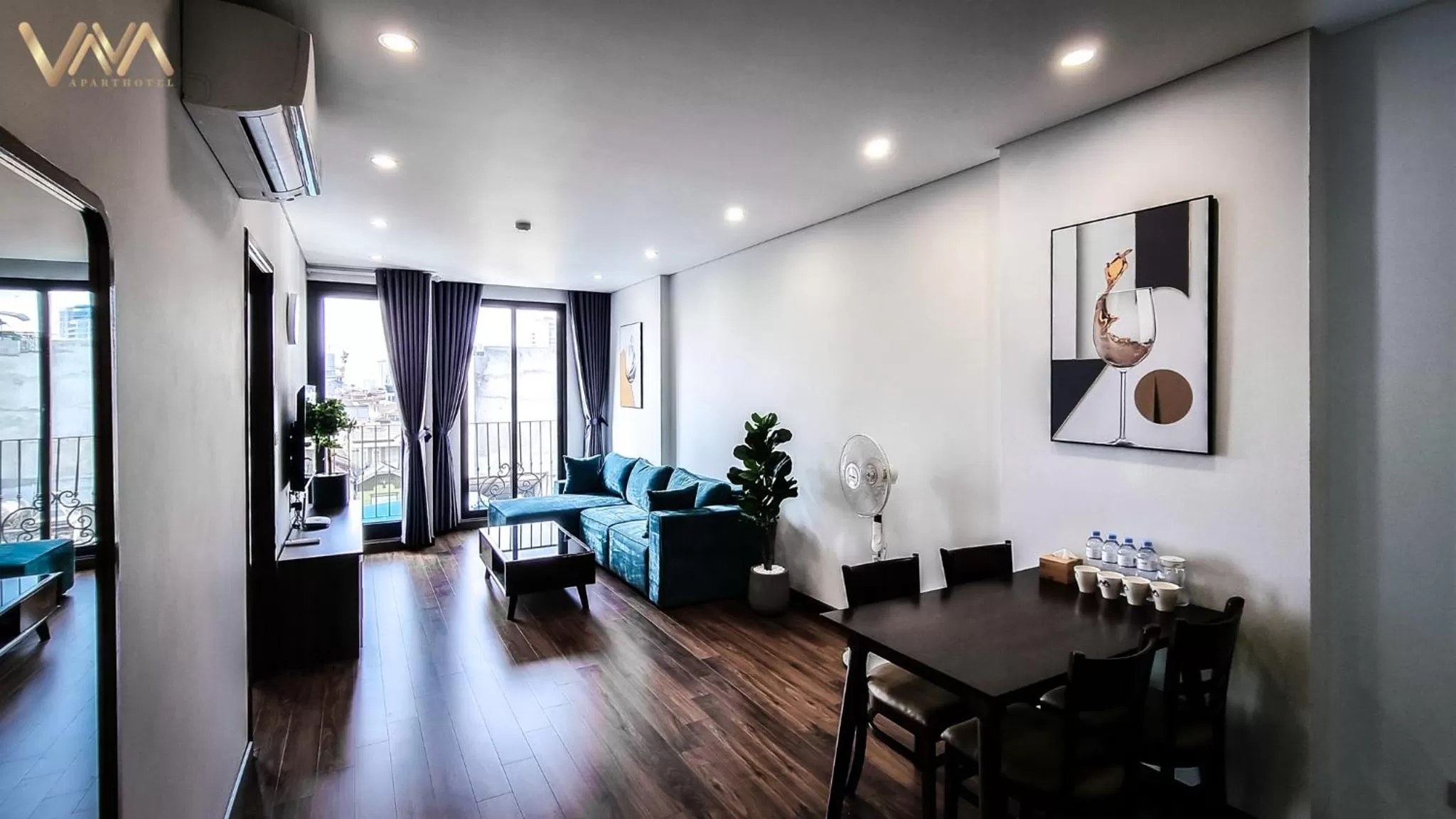 Living room in VNAHOMES APARTHOTEL