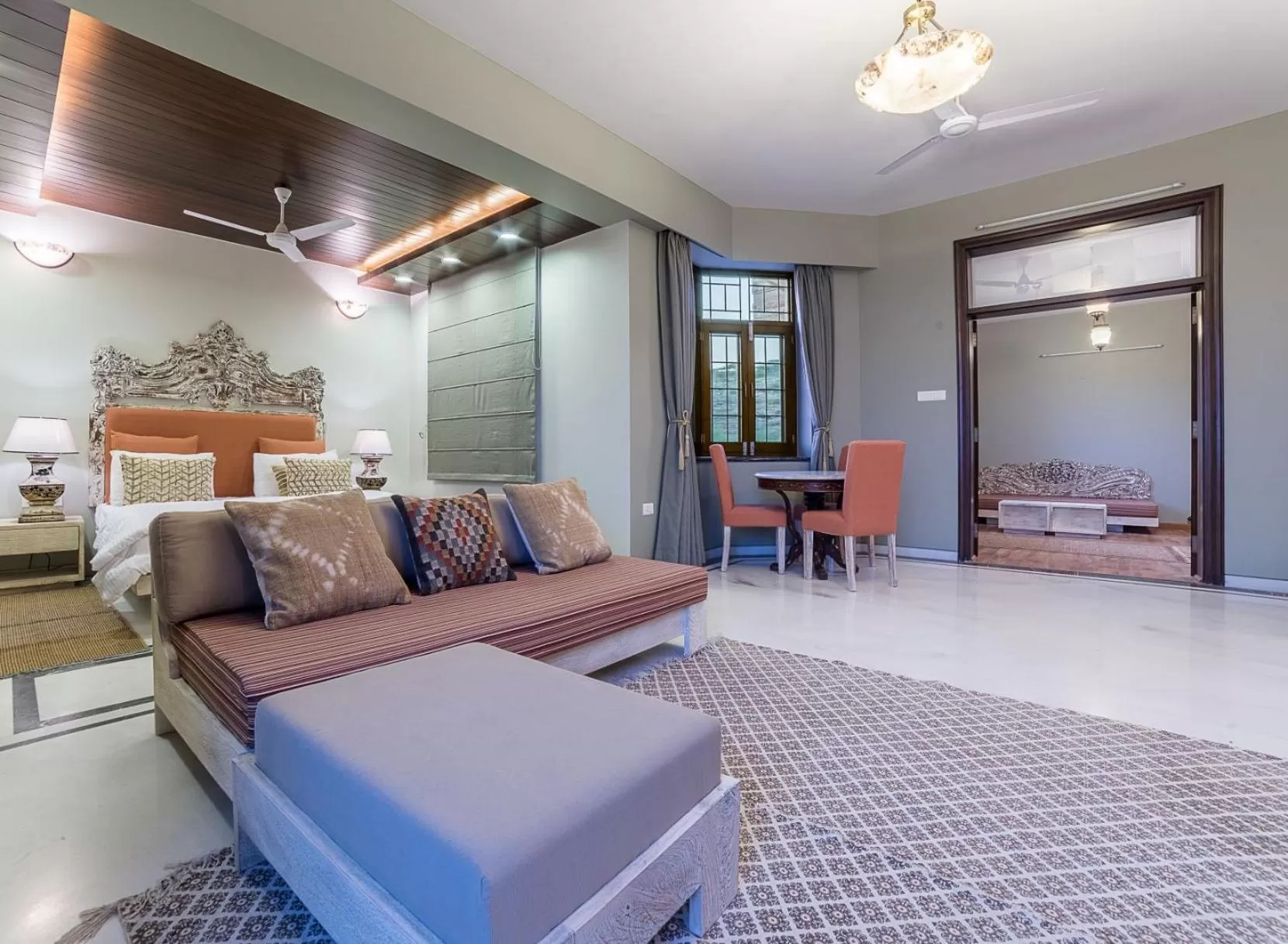 Photo of the whole room, Bed in The Almond Tree