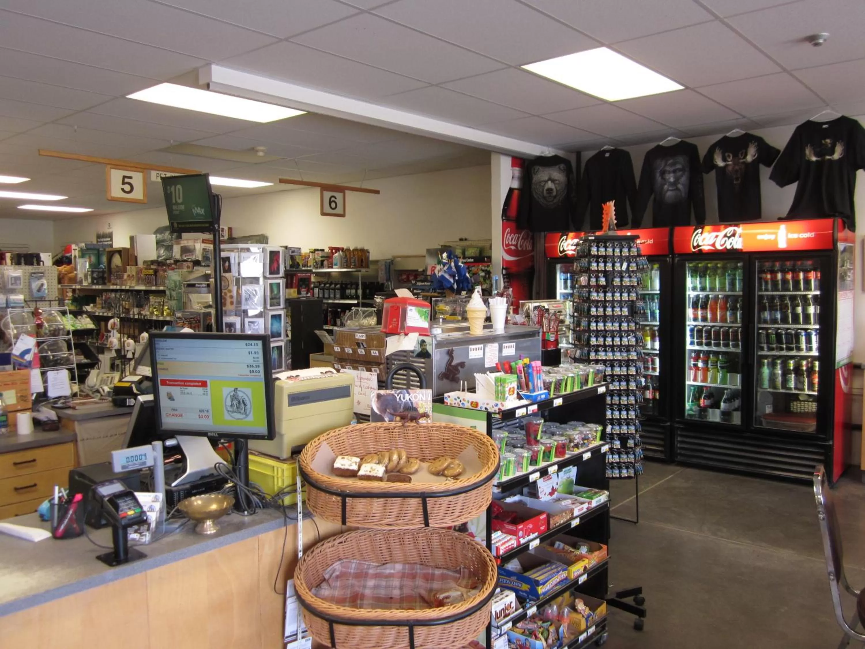 On-site shops in Nisutlin Trading Post Motel