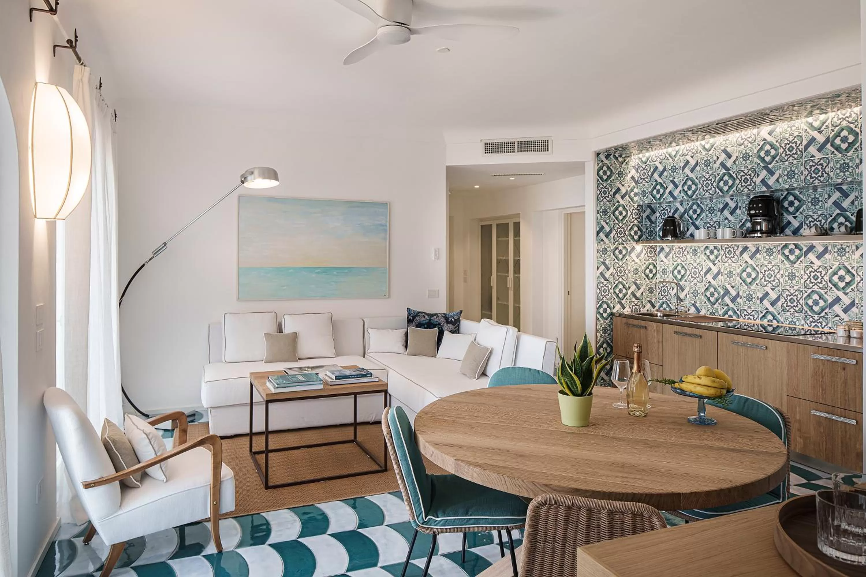 Kitchen or kitchenette in Costa Del Capitano Seaside Villas