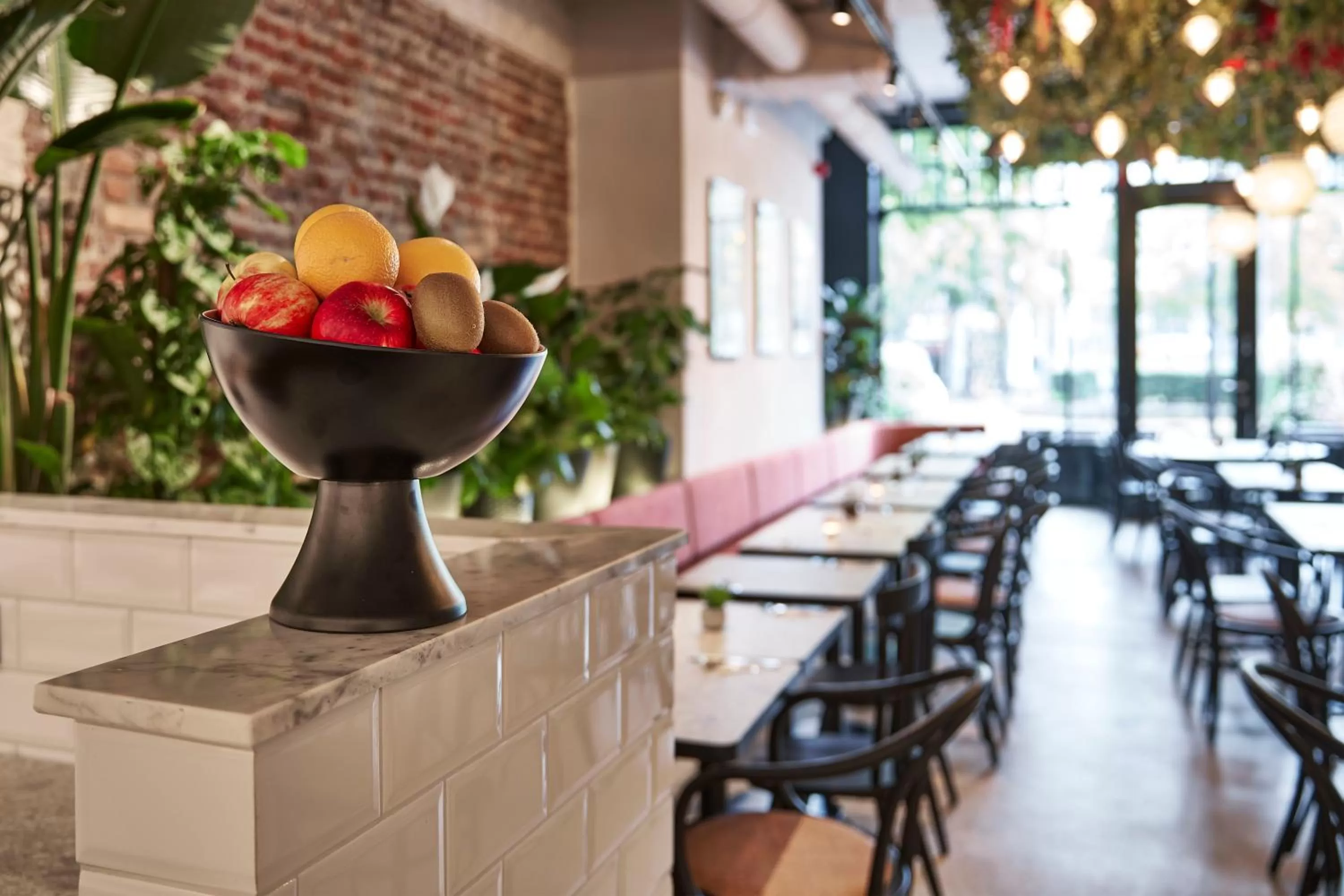 Breakfast in Urban Yard Hotel