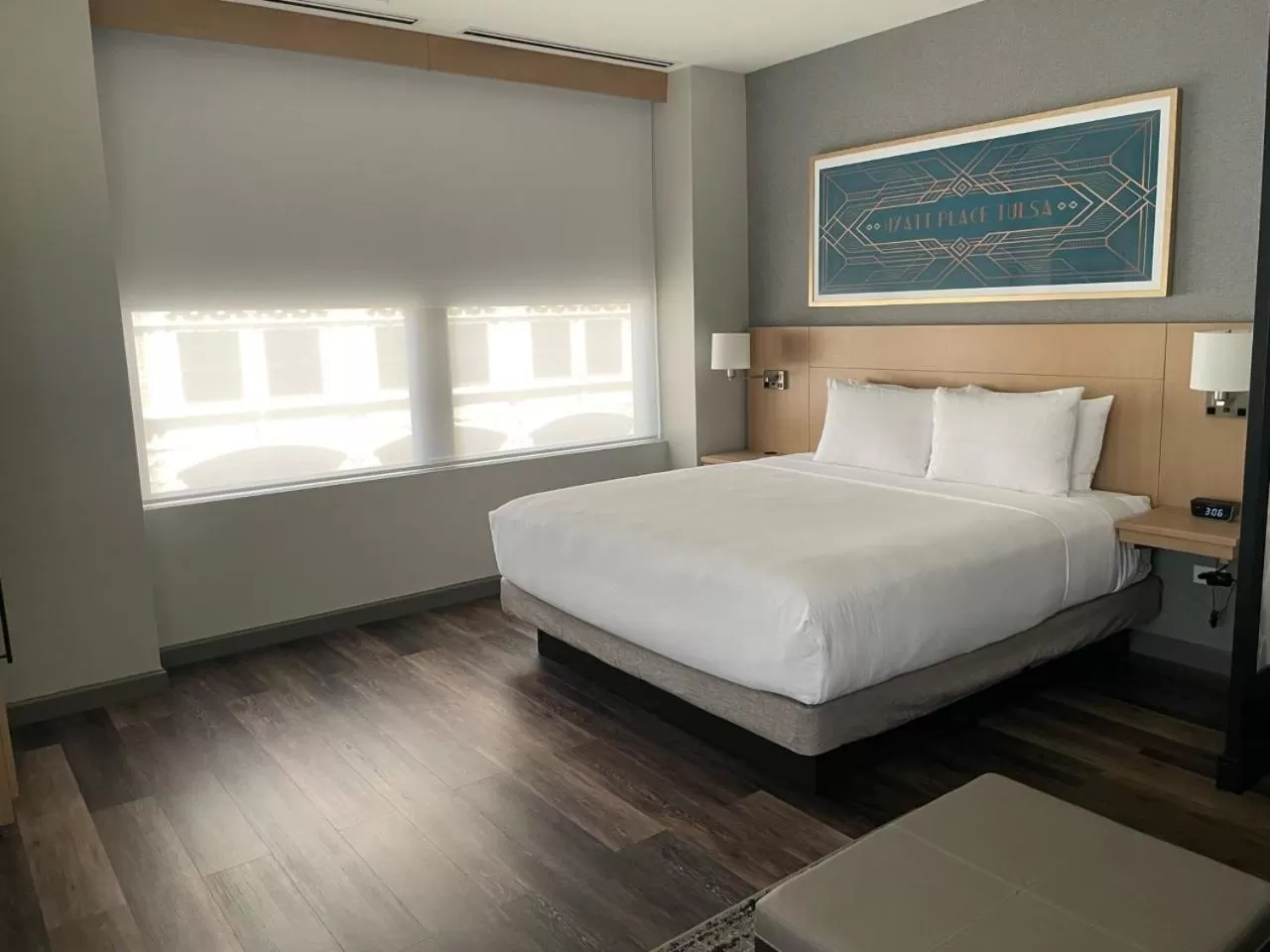 Bed in Hyatt Place Tulsa/Downtown