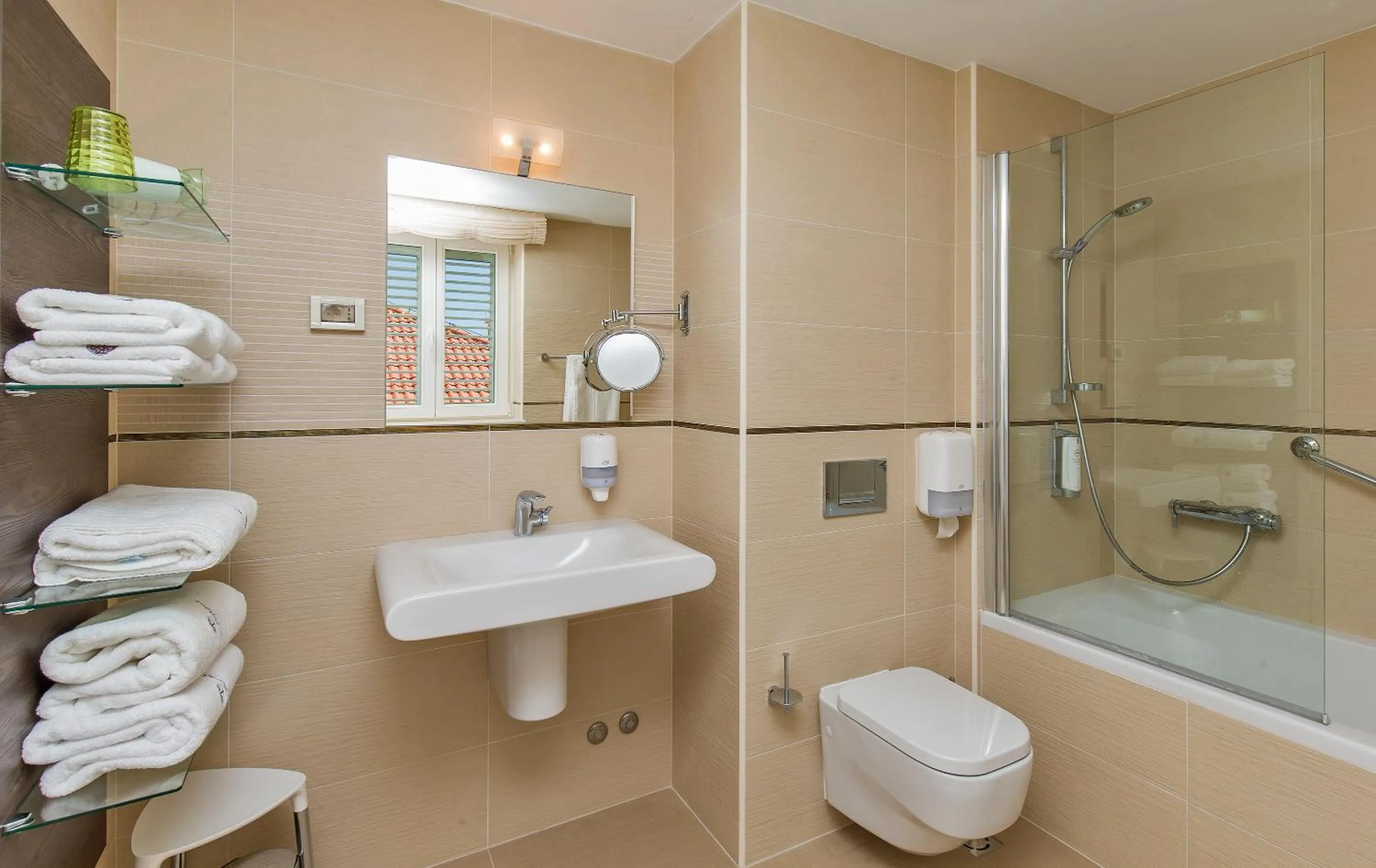 Shower in Dubrovnik Luxury Residence – L’Orangerie