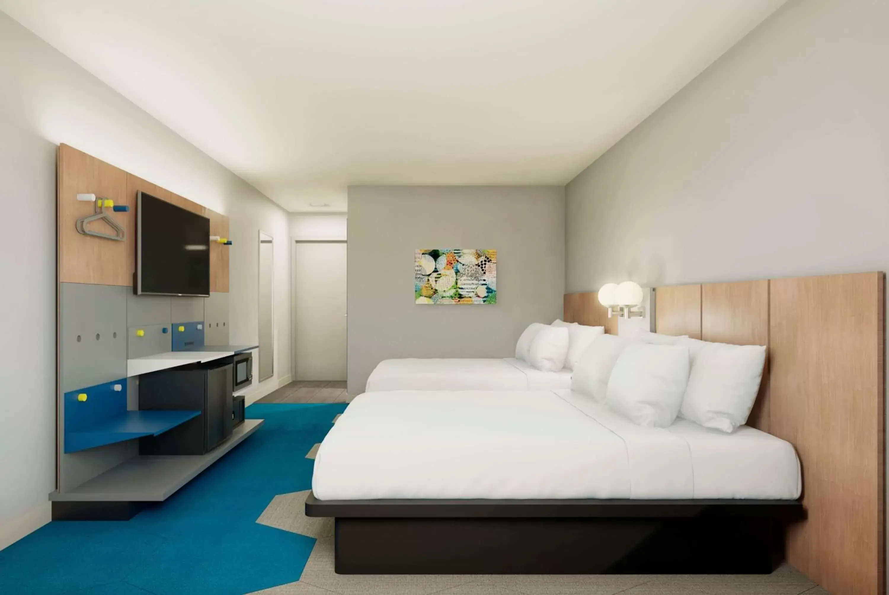 Queen Room with Two Queen Beds - Non-Smoking in Microtel Inn & Suites by Wyndham Winchester Queen Room with Two Queen Beds - Non-Smoking in Microtel Inn & Suites by Wyndham Winchester