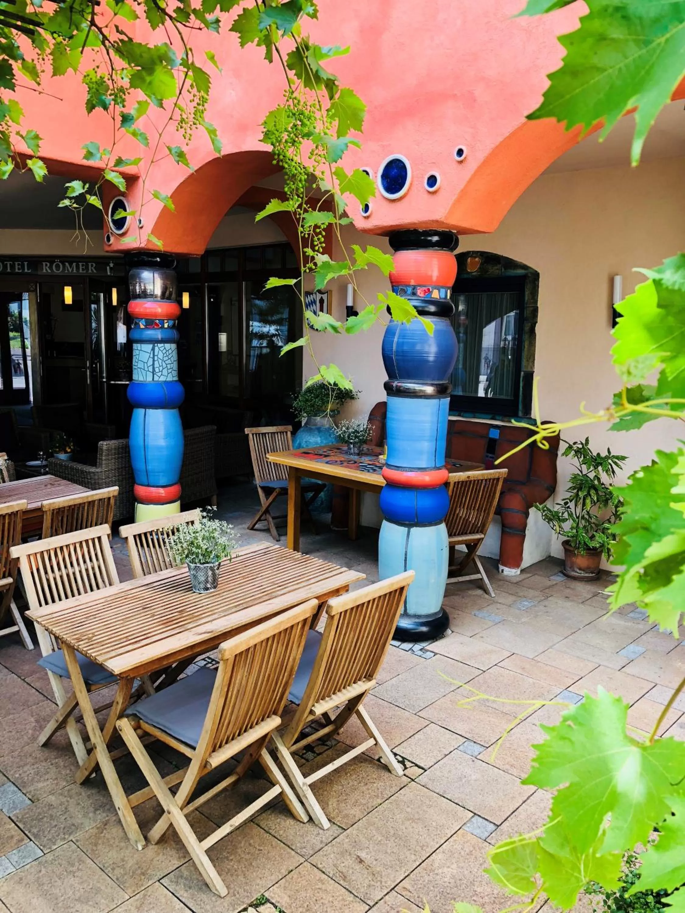 Patio in Hotel Römer