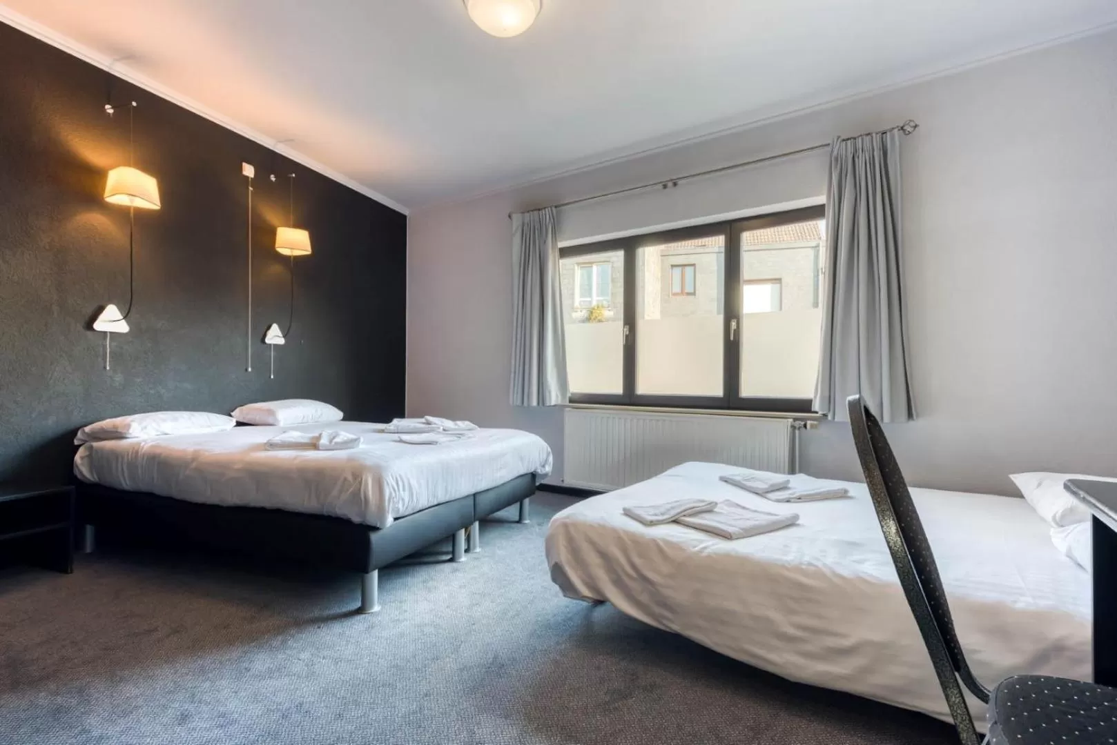 Photo of the whole room, Bed in Hôtel de la Gare