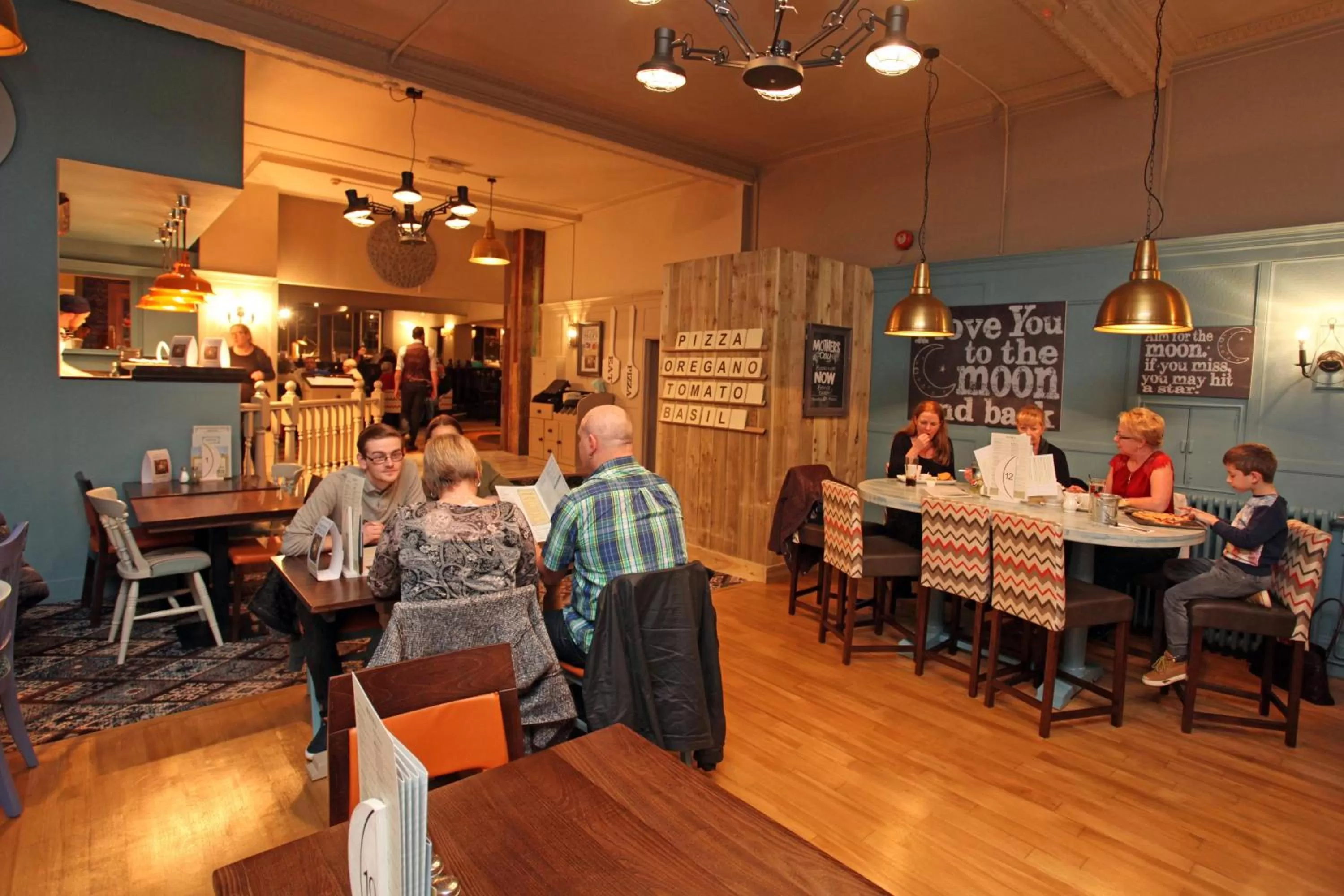 Lounge or bar in Half Moon, Sherborne by Marston's Inns