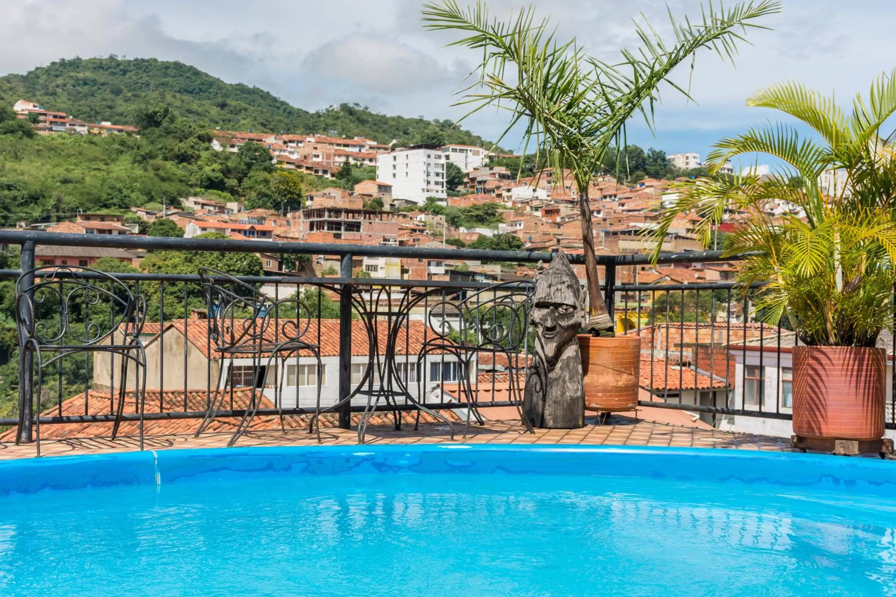 City view, Swimming Pool in Sam'S VIP Hostel San Gil