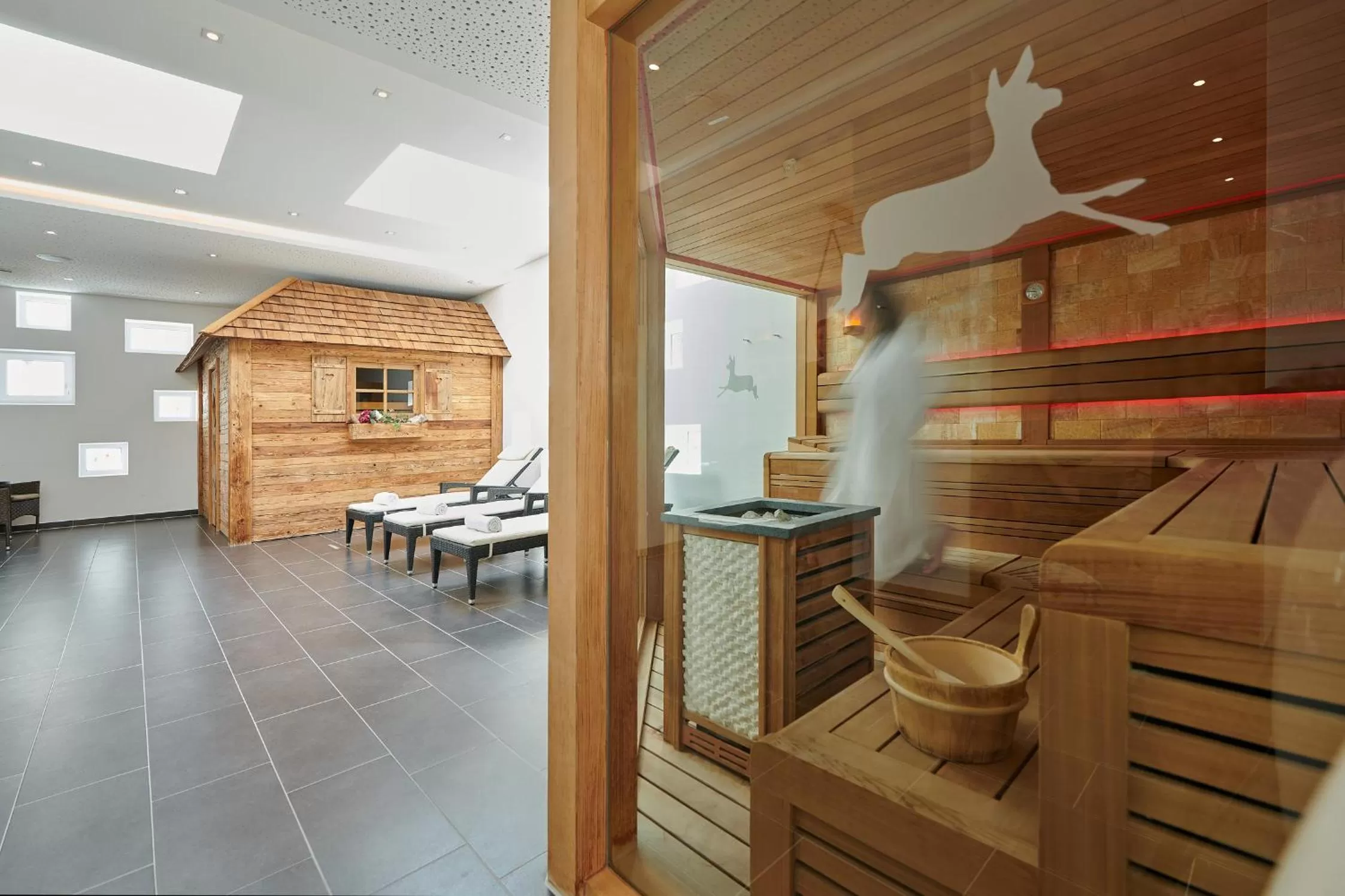 Sauna in Hotel Bannwaldsee