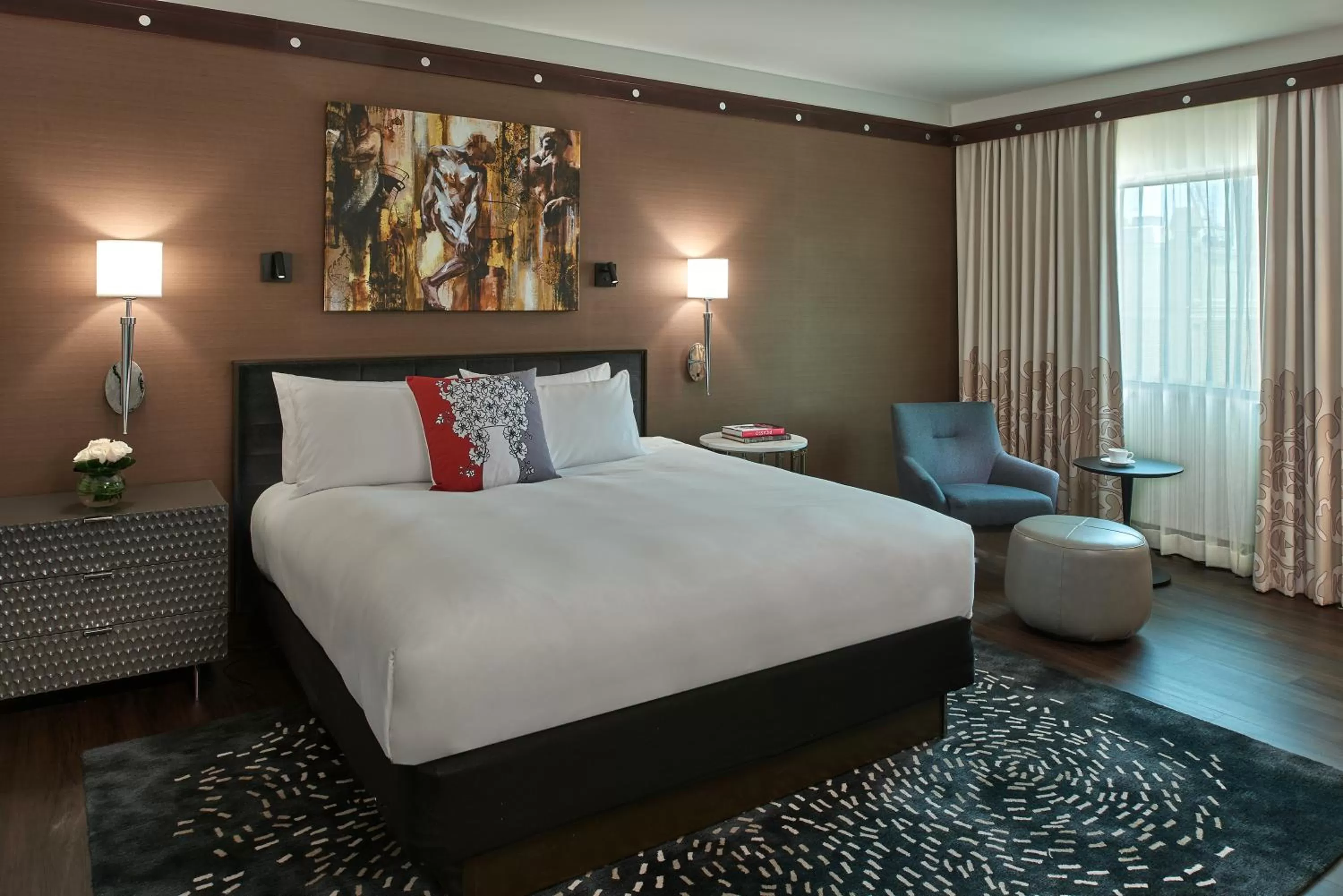 Bed in Sofitel Philadelphia at Rittenhouse Square