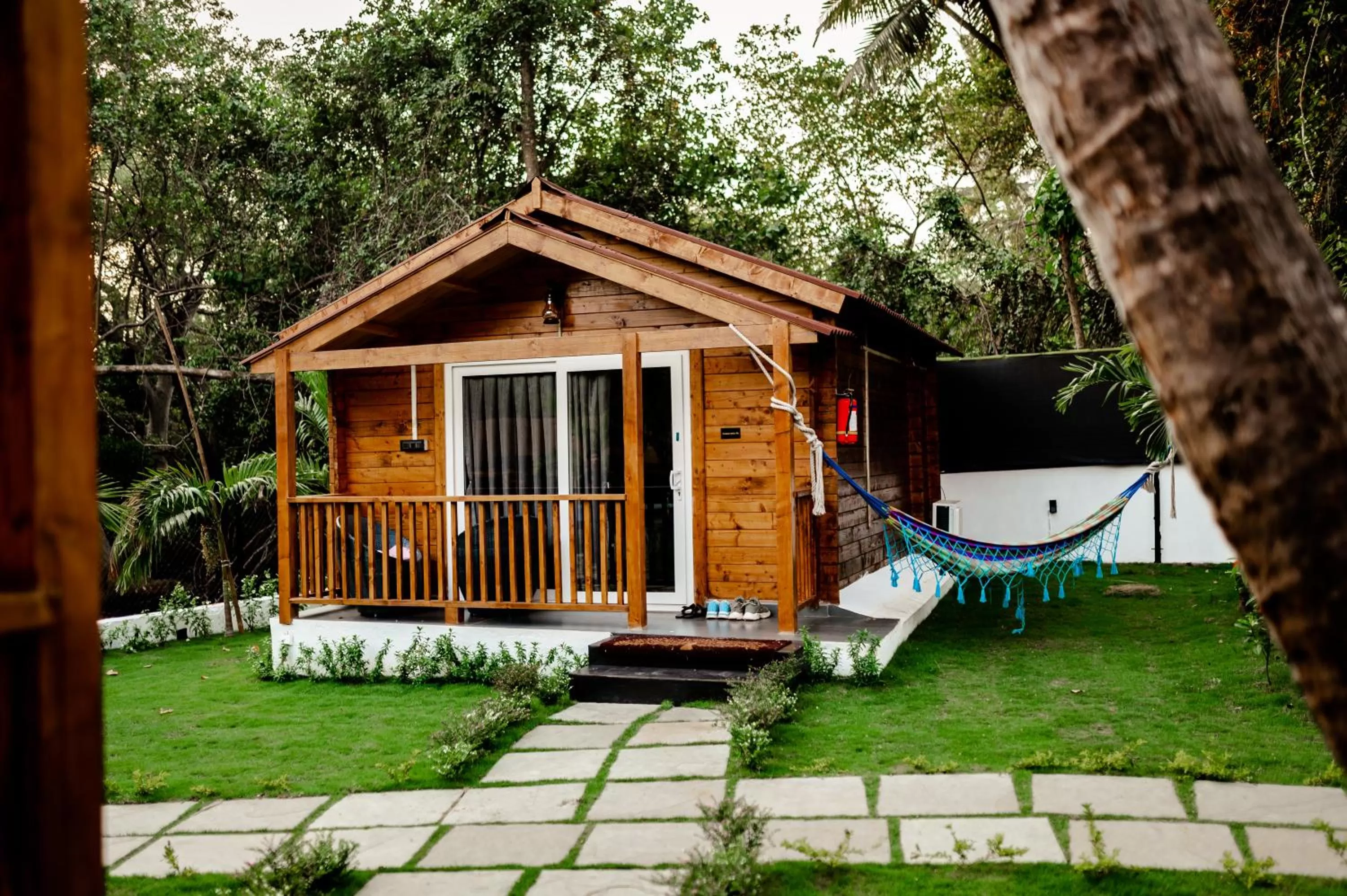 View (from property/room), Property Building in Tranquill Riverside Luxury Cottages With Bathtub, Candolim