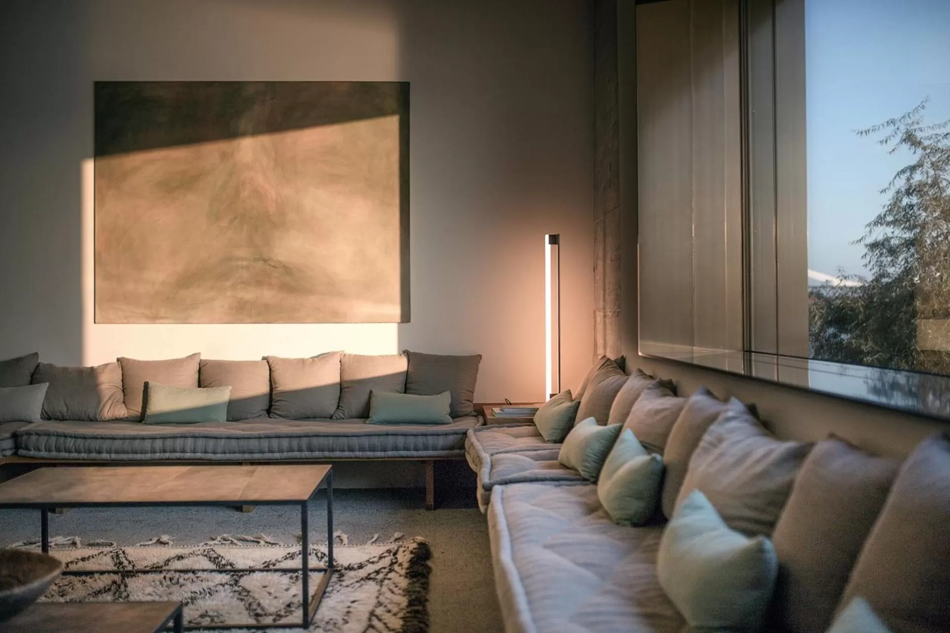 Living room in Speicher7 Hotel