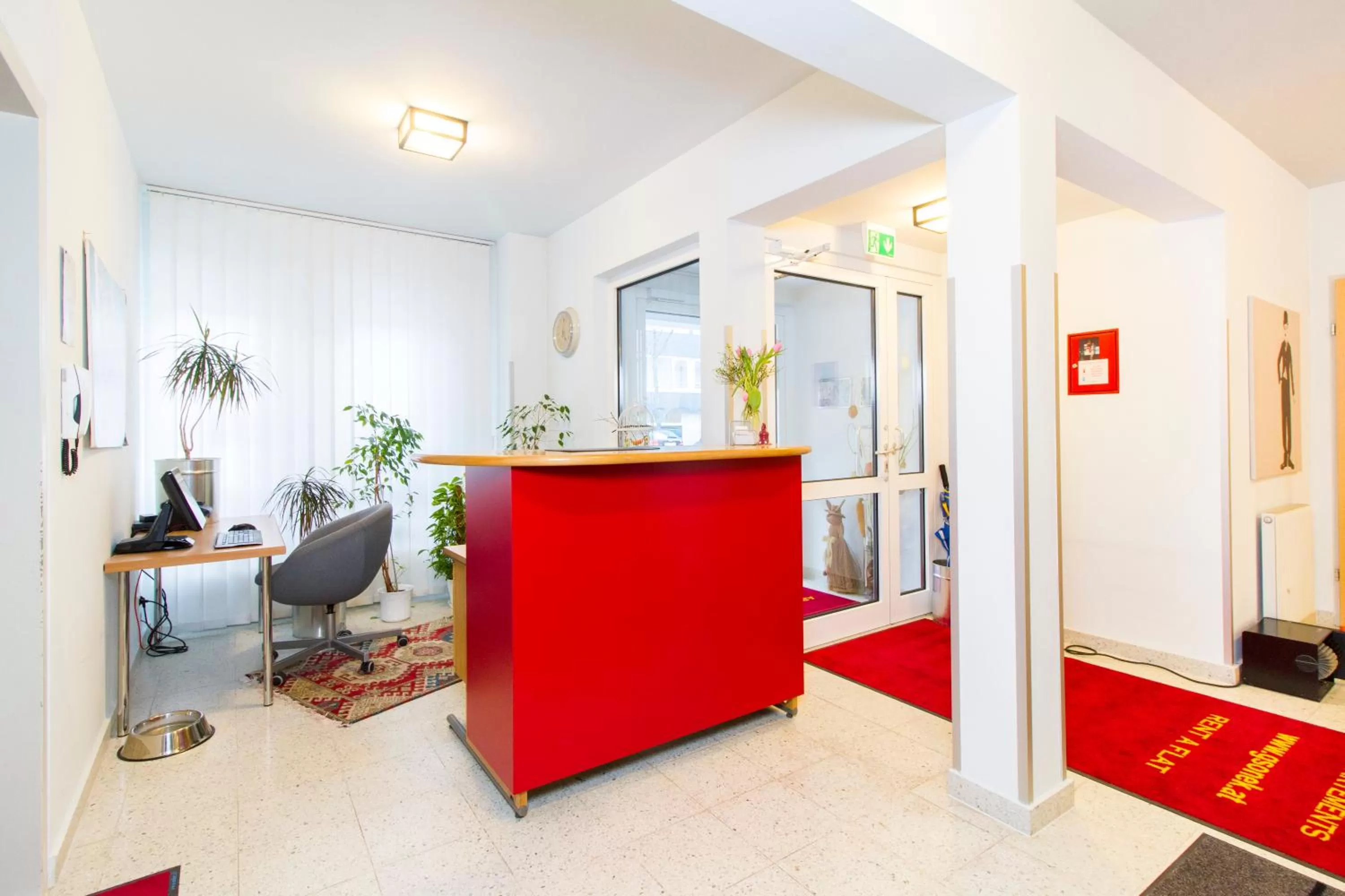 Lobby or reception in Residenz Donaucity