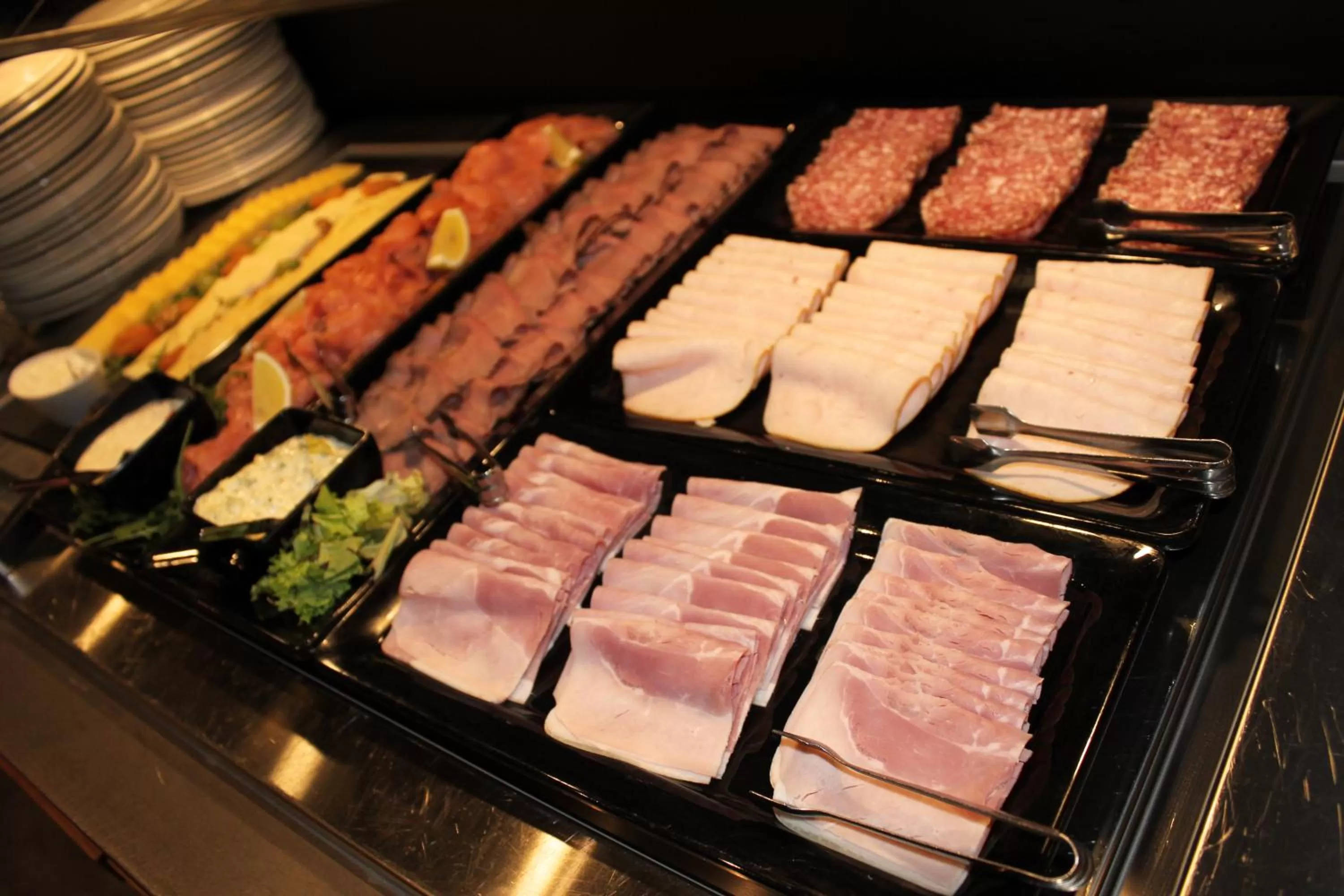 American breakfast in Novotel Bern Expo