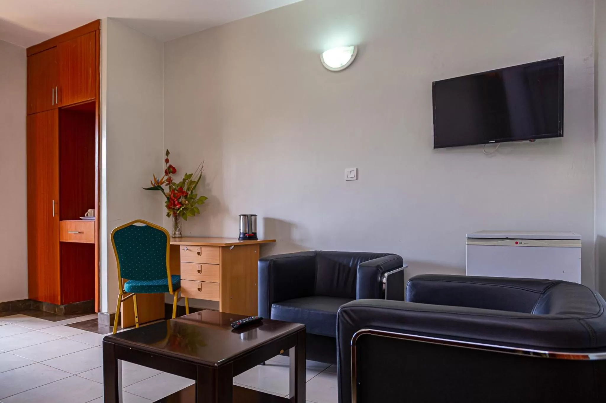 Seating area in Desmond Tutu Conference Centre