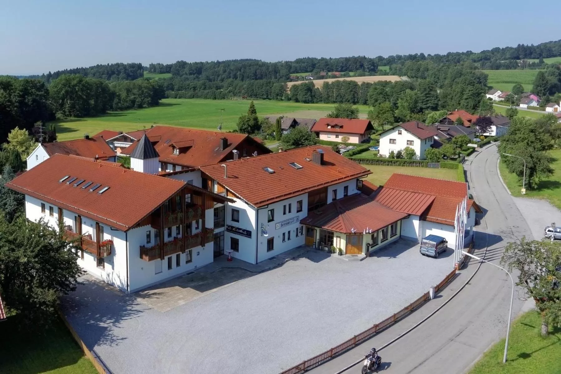 Bird's eye view in Sporthotel Bernrieder Hof GmbH