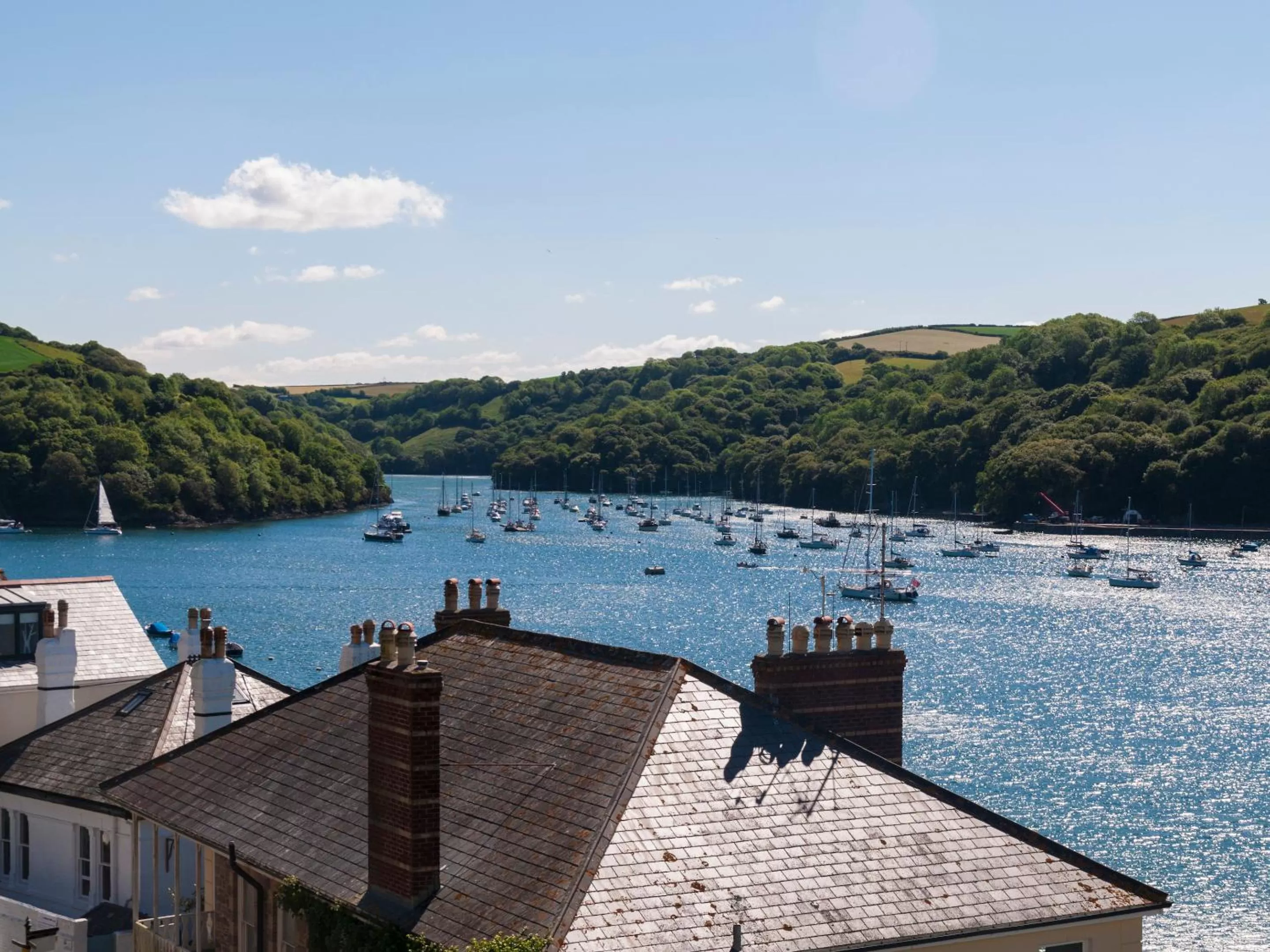 Natural landscape in Harbour Hotel Fowey