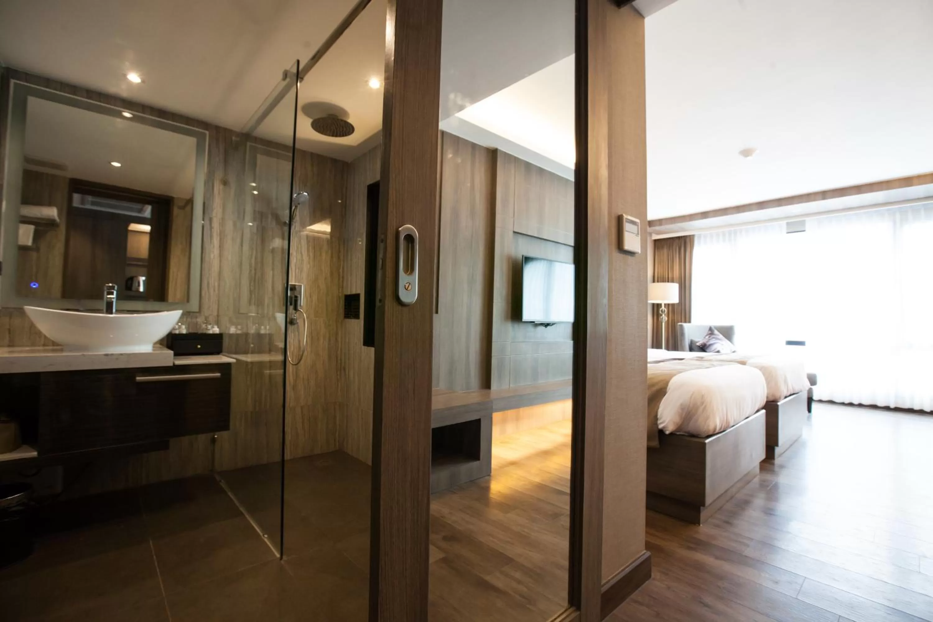 Bedroom, Bed in Arte Hotel - SHA Extra Plus